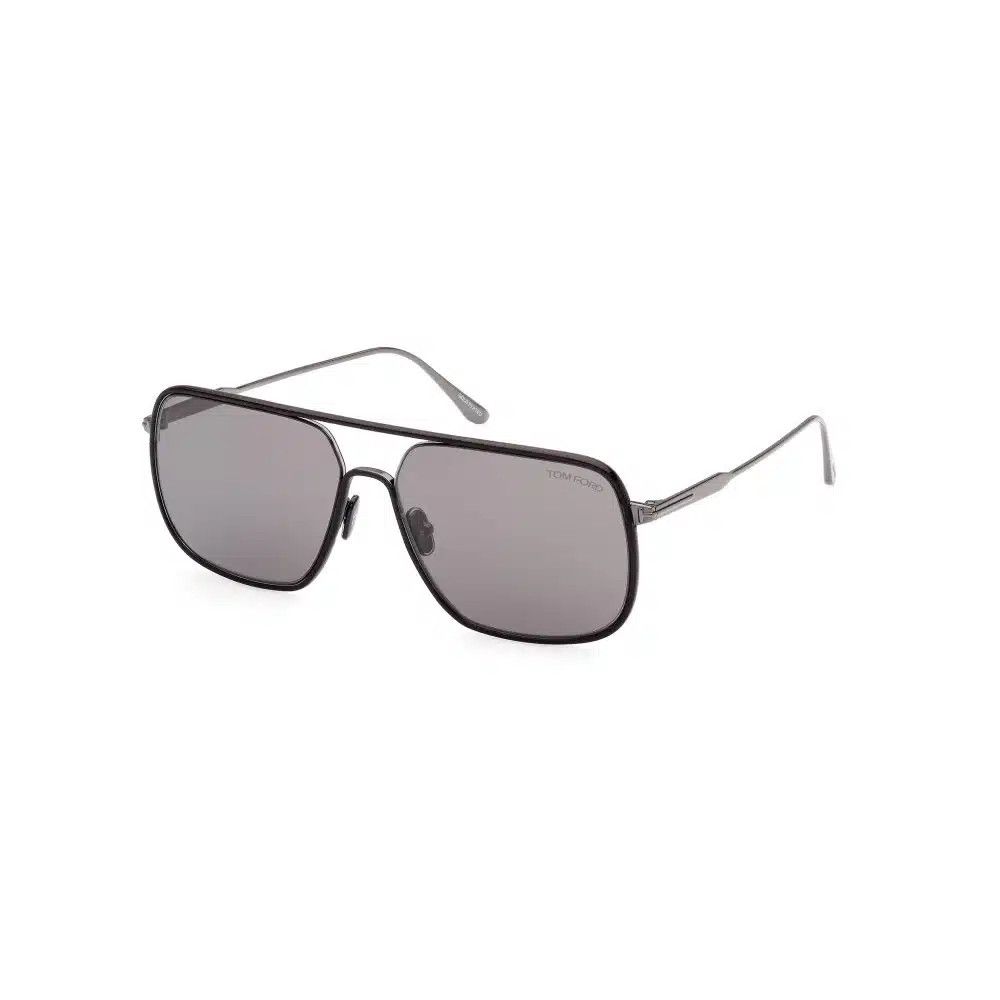 Tom Ford o1sndg1125 FT1015 Size: OS / Cliff-02 Sunglasses in Silver Size ONE SIZE - 1 Thumbnail