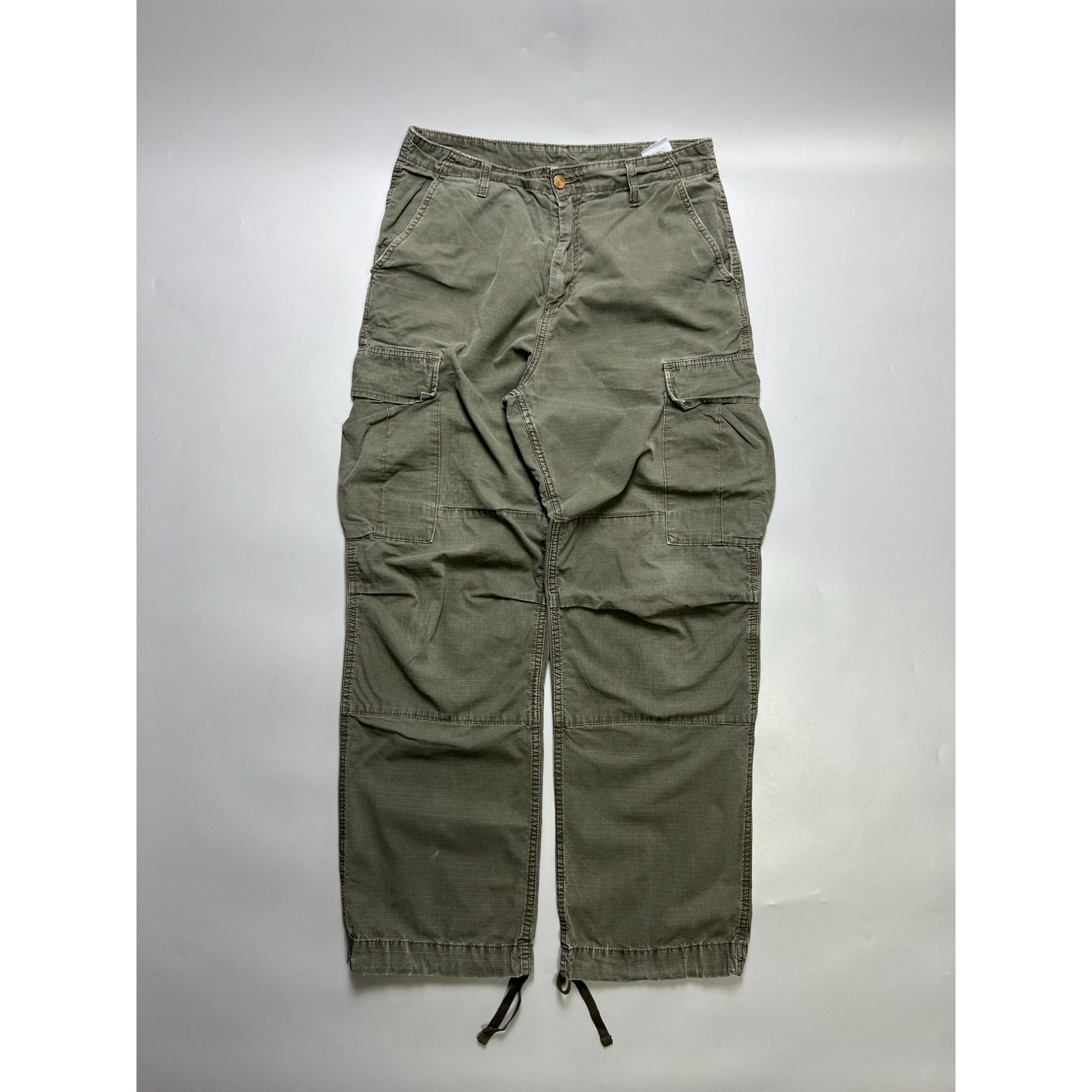 Carhartt Vintage Olive Green Cargo Pants (Y1036)