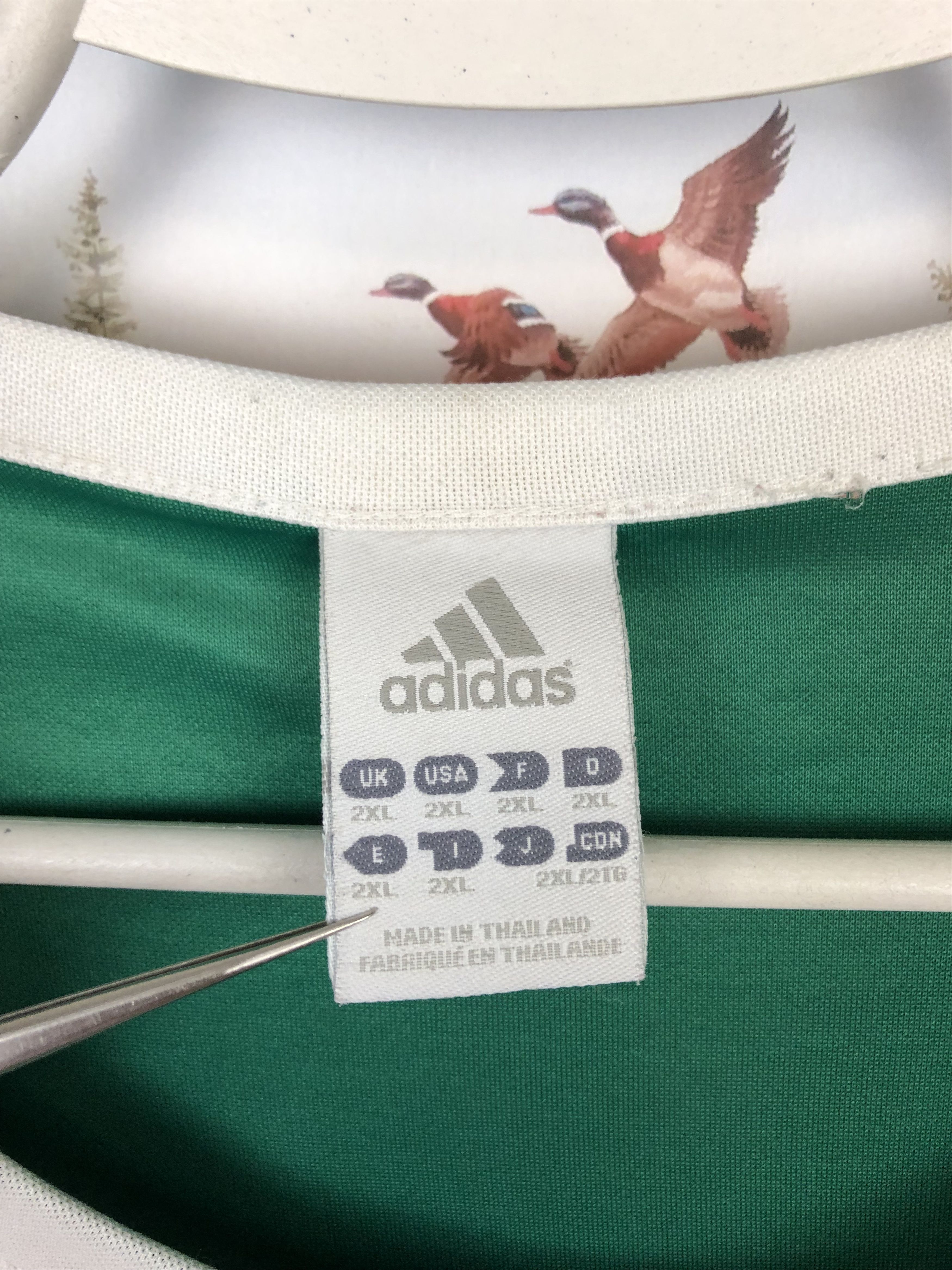 Adidas Vintage Adidas Nigeria Football Shirt Soccer Jersey Tee Hype Size US XXL / EU 58 / 5 - 8 Thumbnail