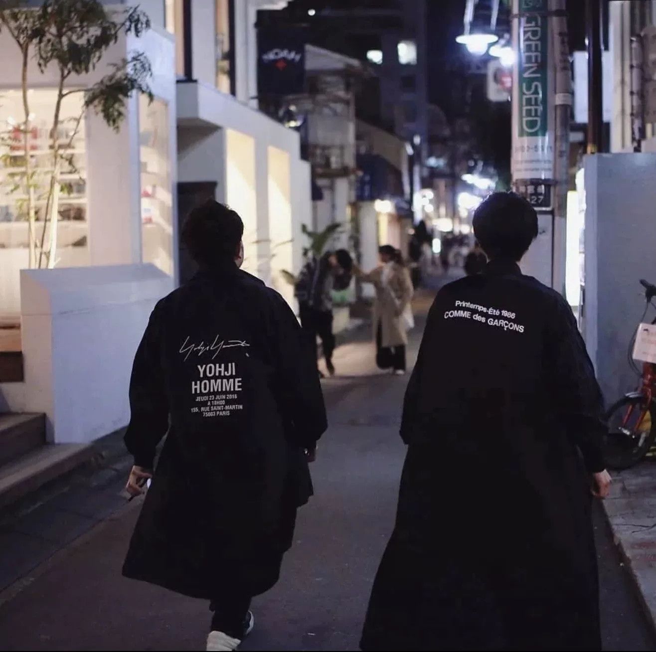 Yohji Yamamoto Black Logo Long Sleeve Shirt