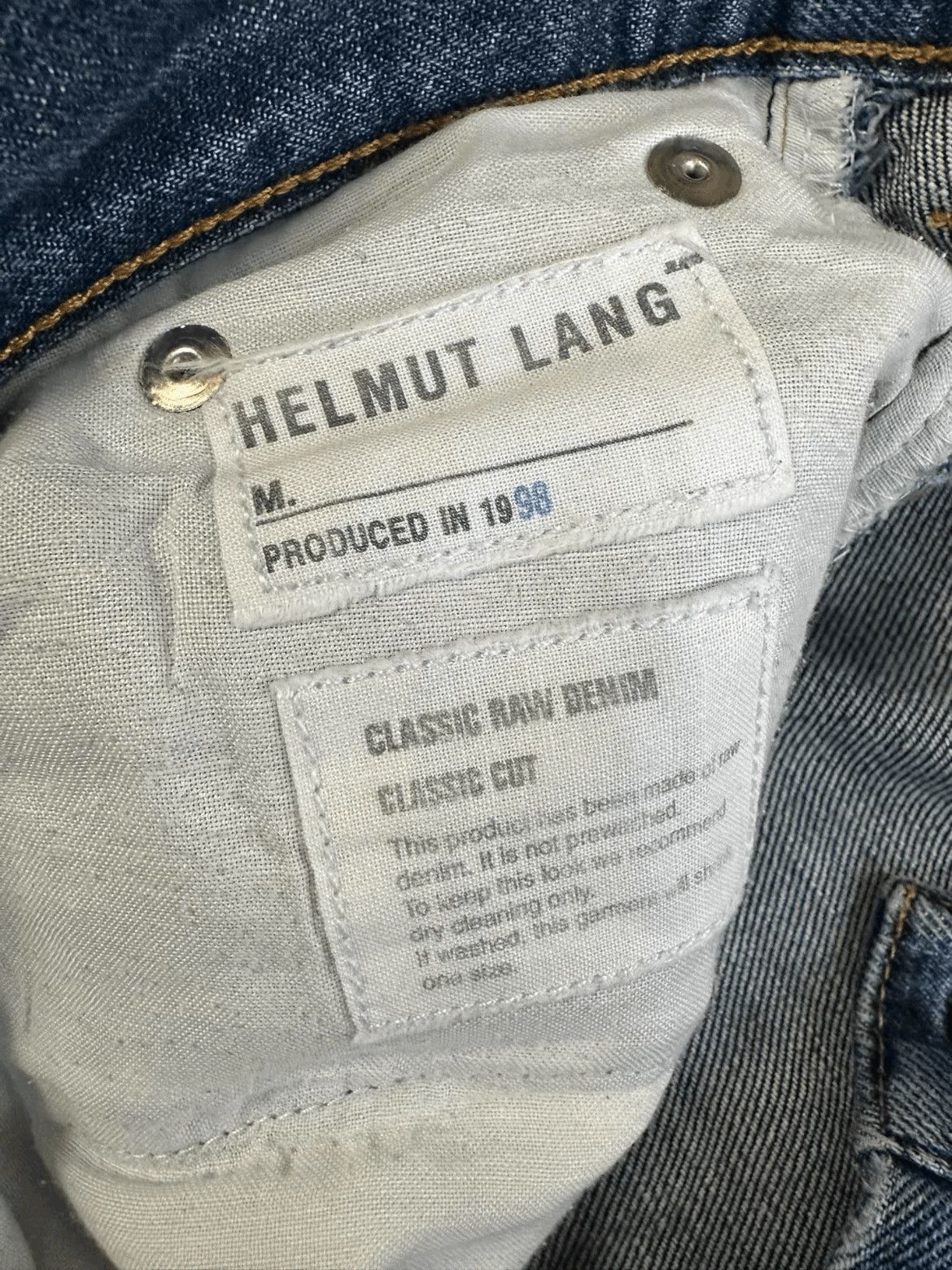 Helmut Lang Helmut Lang 98ss Cassic Cut Straight Leg Denim-2508 Size US 30 / EU 46 - 5 Thumbnail