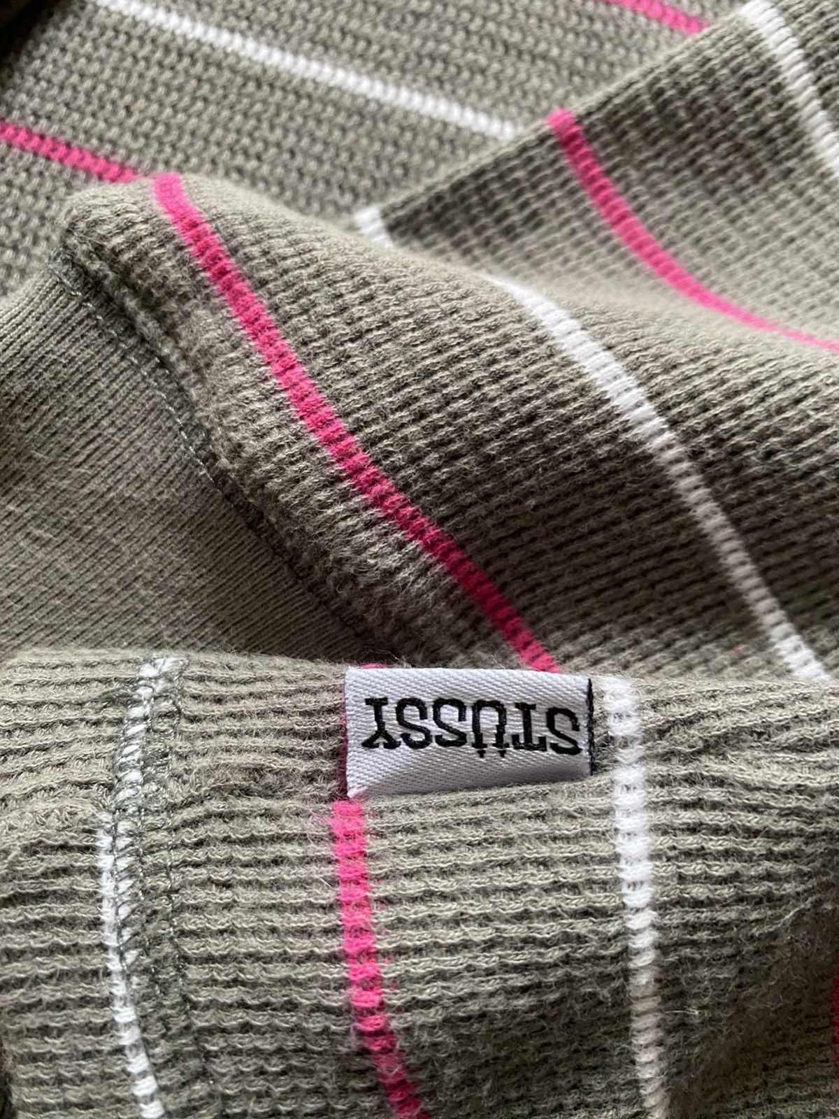 Stussy Stussy thermal long sleeve striped large Size US L / EU 52-54 / 3 - 4 Thumbnail