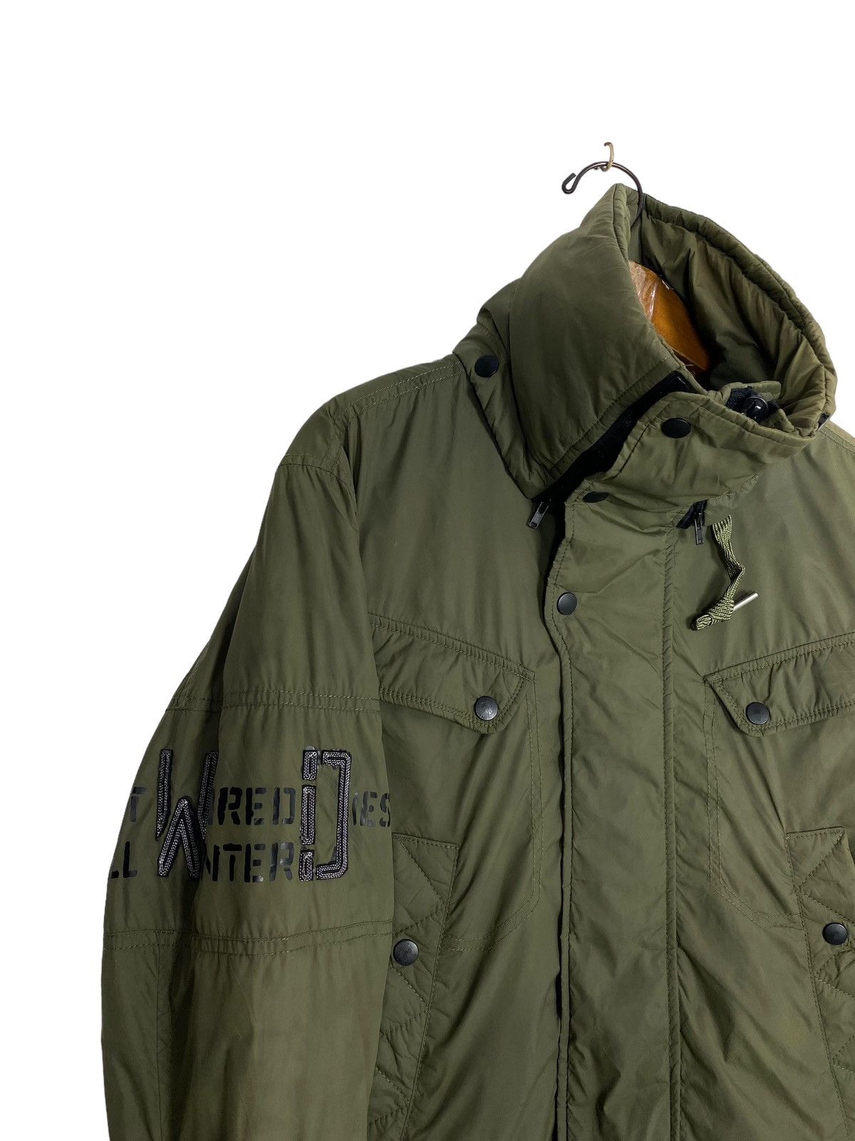 Diesel Rare‼️ Diesel Nylon Military Jacket Size US M / EU 48-50 / 2 - 5 Thumbnail