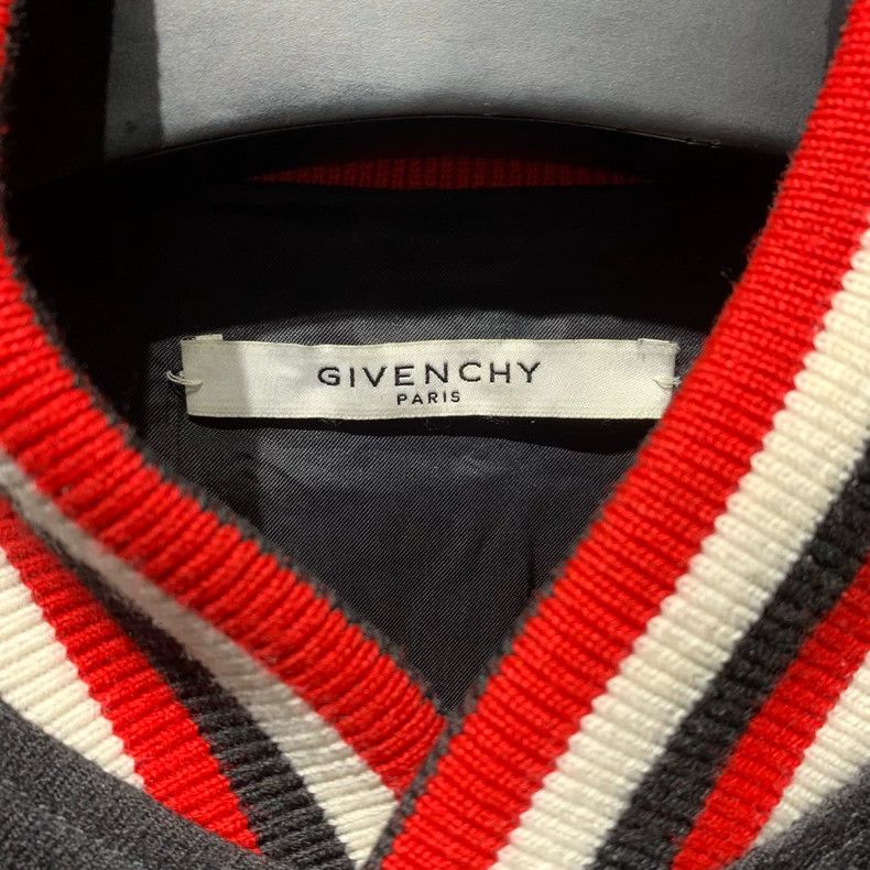 Givenchy Givenchy Size 50Patch Stripe Baseball Jacket 2506-Nextarrow Size US XL / EU 56 / 4 - 2 Thumbnail