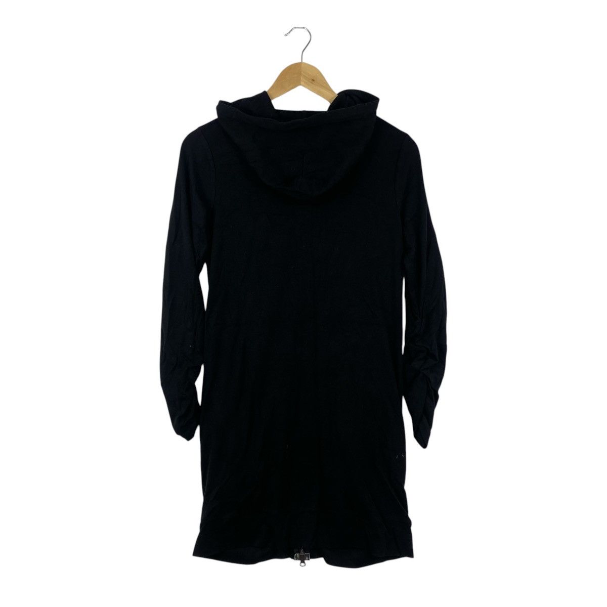 Japanese Brand Black Peace Now BPN Ruched Long Zip Hoodie Japanese Goth M Size US S / EU 44-46 / 1 - 2 Thumbnail