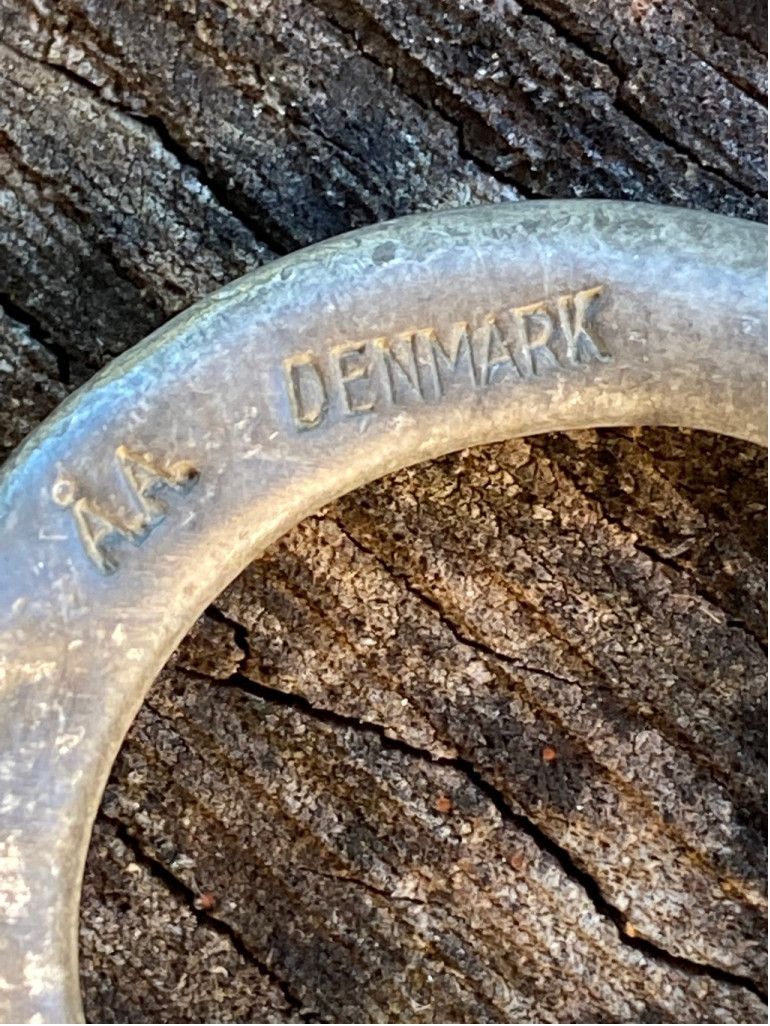 Vintage Anders Andersen Modernist Denmark 1960s Pewter Link Bracelet Size ONE SIZE - 2 Thumbnail