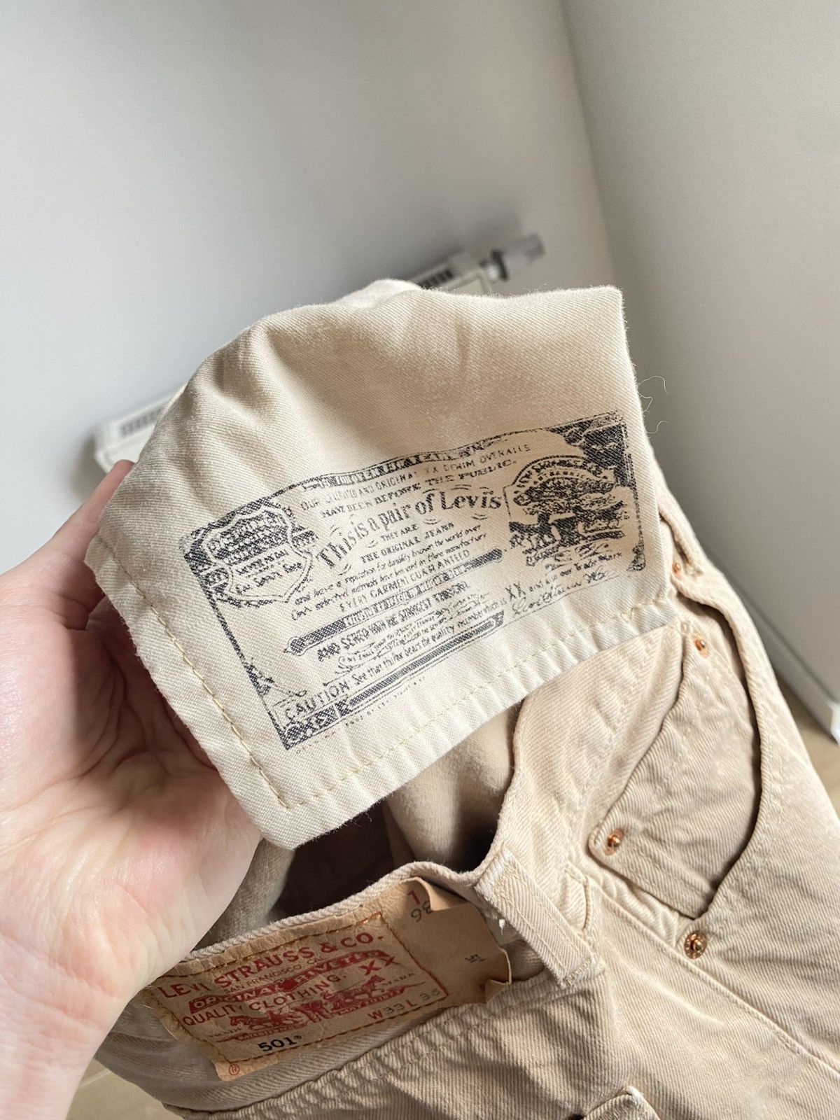 Levi's Vintage Levis 501 Jeans Size US 33 - 8 Thumbnail