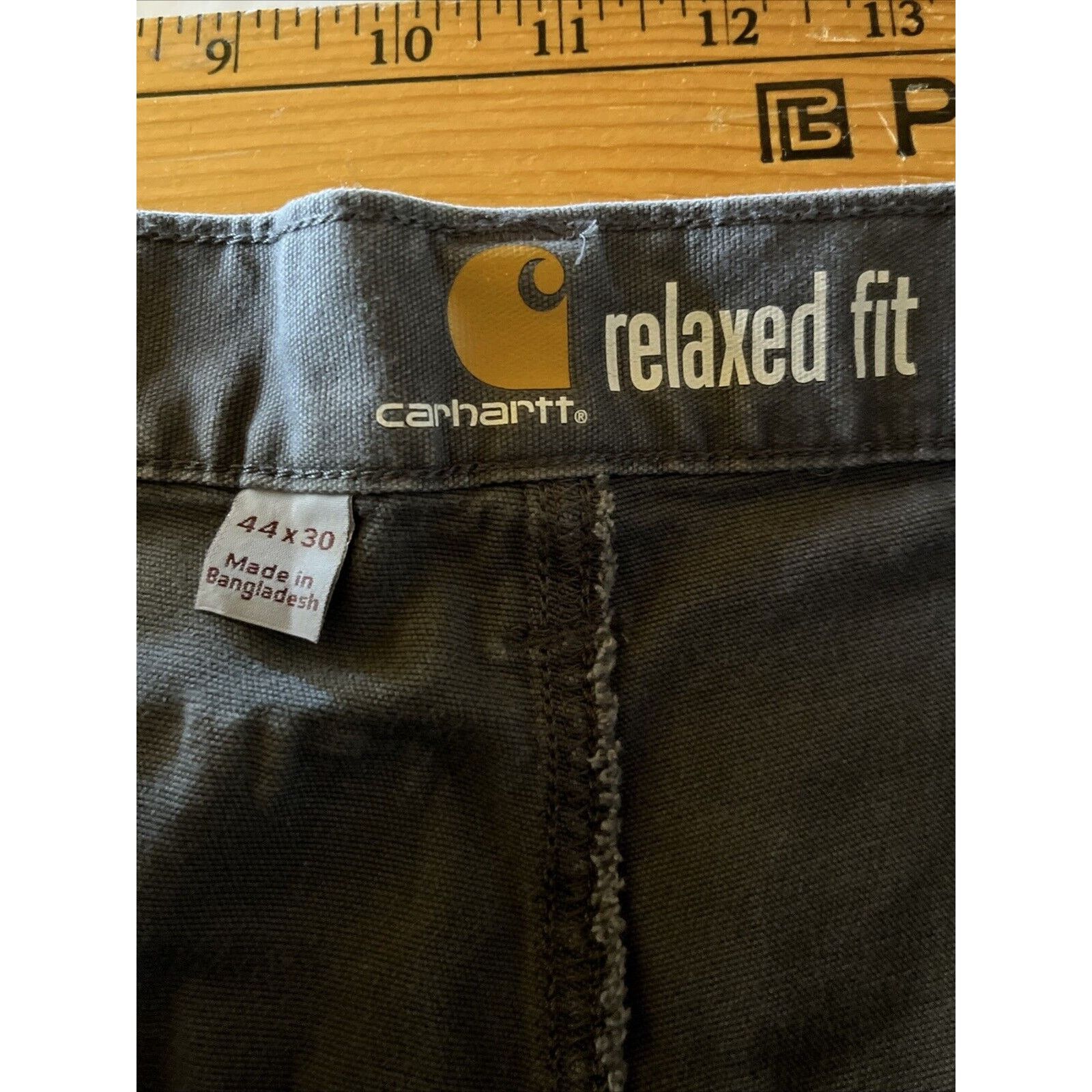 Carhartt Carhartt Pants Mens 42x26 Fit Gray Canvas Carpenter Relaxed Size US 42 / EU 58 - 10 Thumbnail