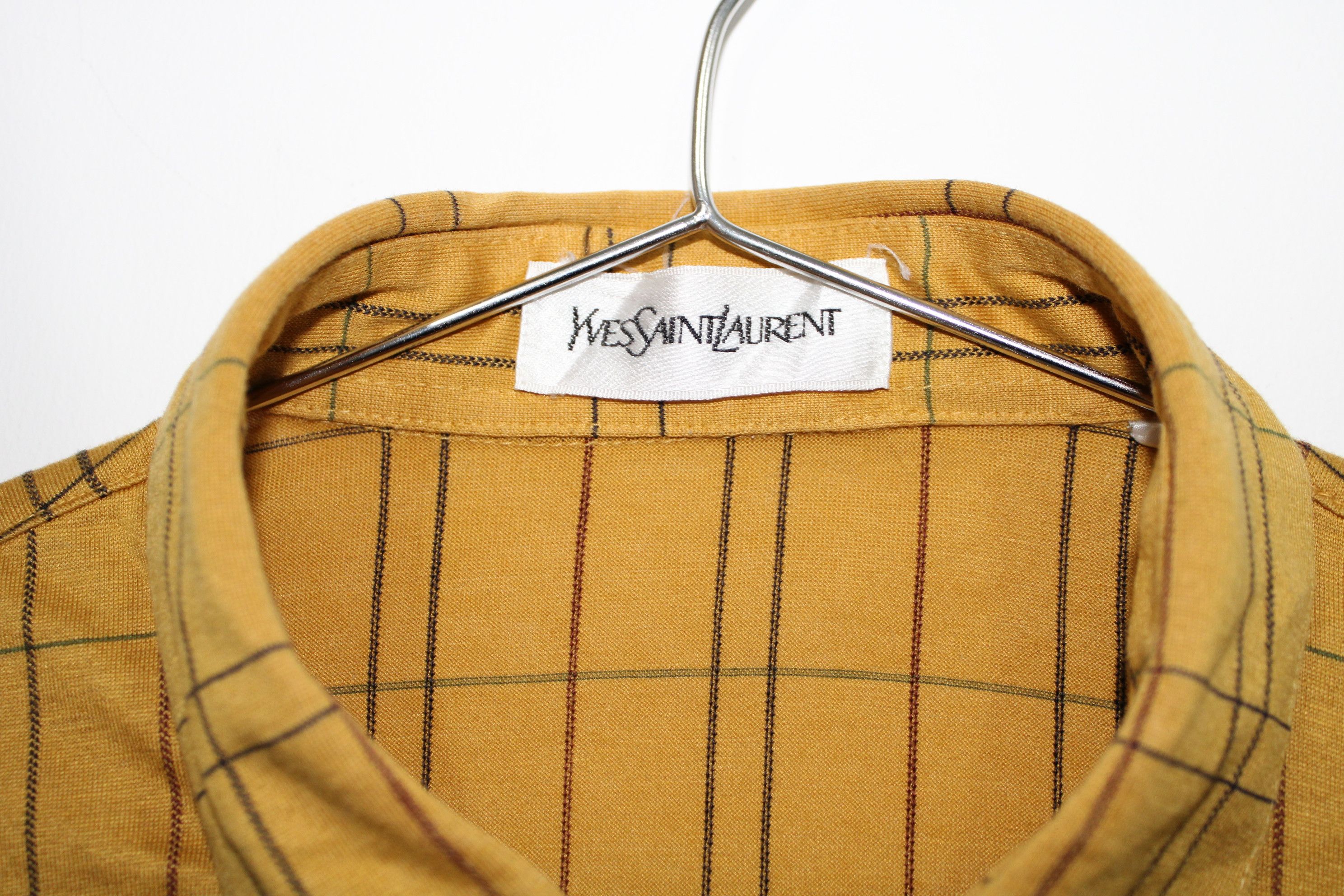 Yves Saint Laurent Vintage 80s Yves Saint Laurent Polo Tee Size US L / EU 52-54 / 3 - 6 Thumbnail