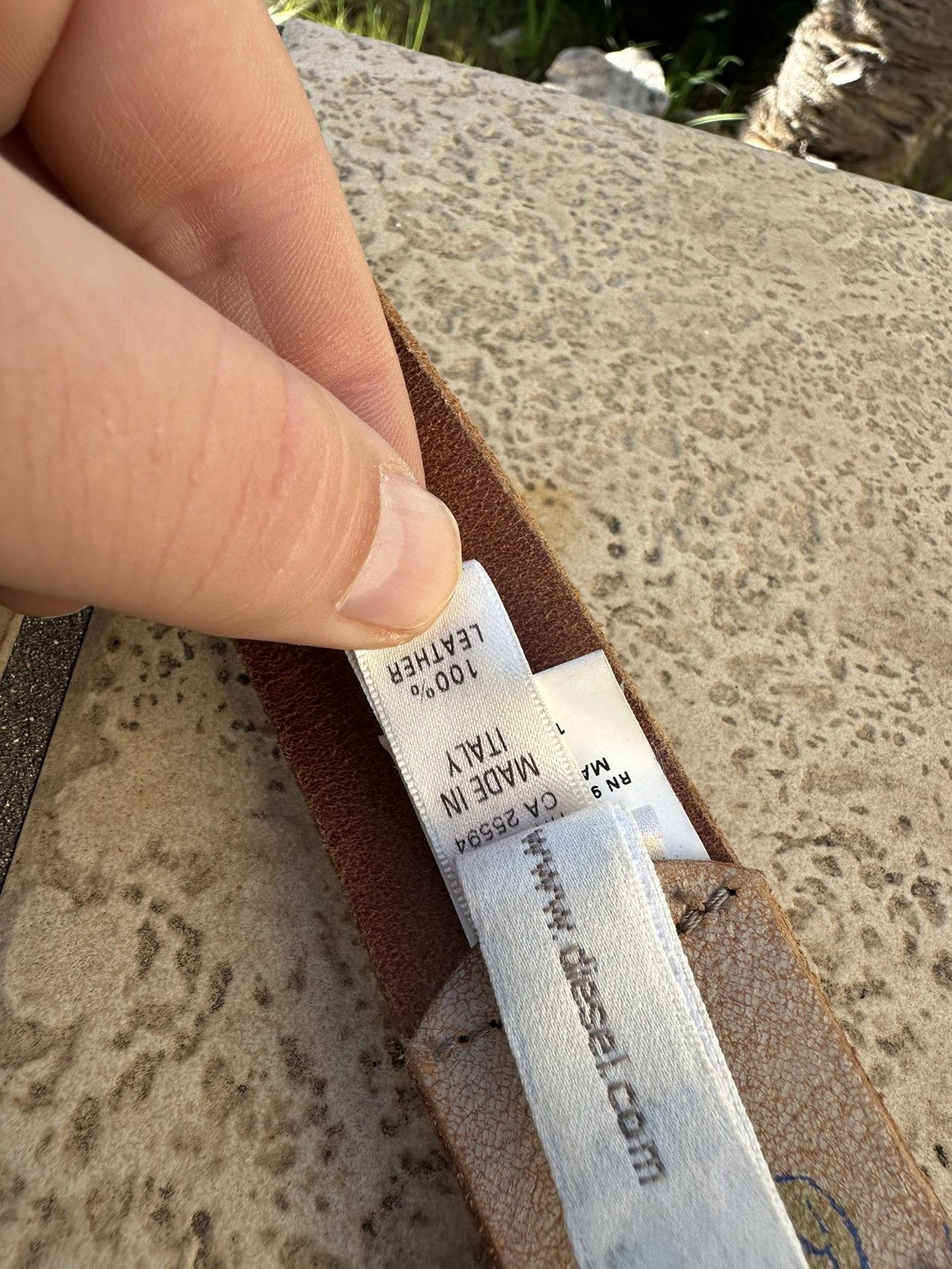 Diesel Diesel Leather Brown Belt Size ONE SIZE - 8 Thumbnail