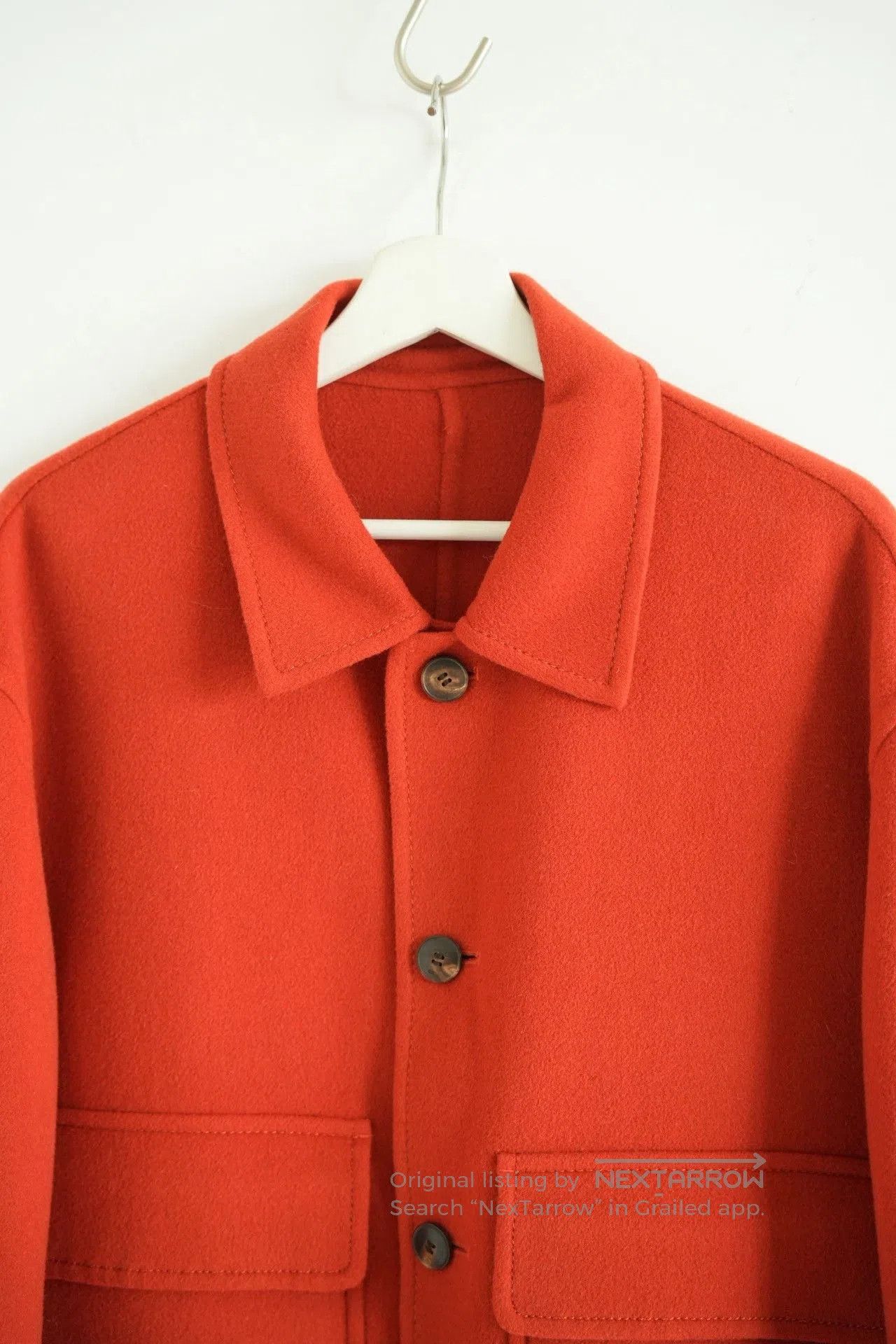 AMI Ami Orange Double Pocket Wool Jacket. Size US M / EU 48-50 / 2 - 3 Thumbnail