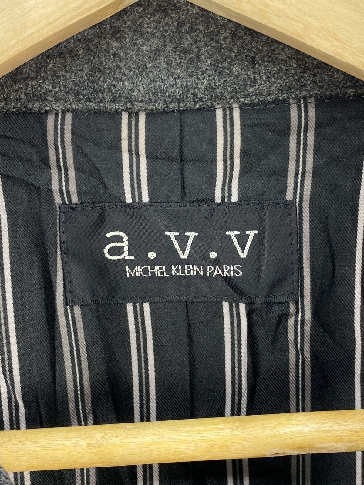 Japanese Brand A.V.V Michel Klein Paris Double Breast Coat Jacket Size S / US 4 / IT 40 - 12 Thumbnail