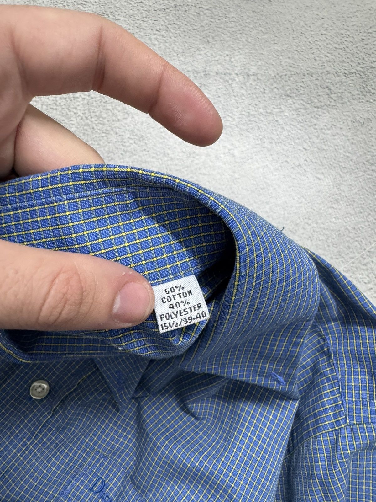 Dior Vintage Christian Dior Luxury Shirt Size US M / EU 48-50 / 2 - 9 Thumbnail