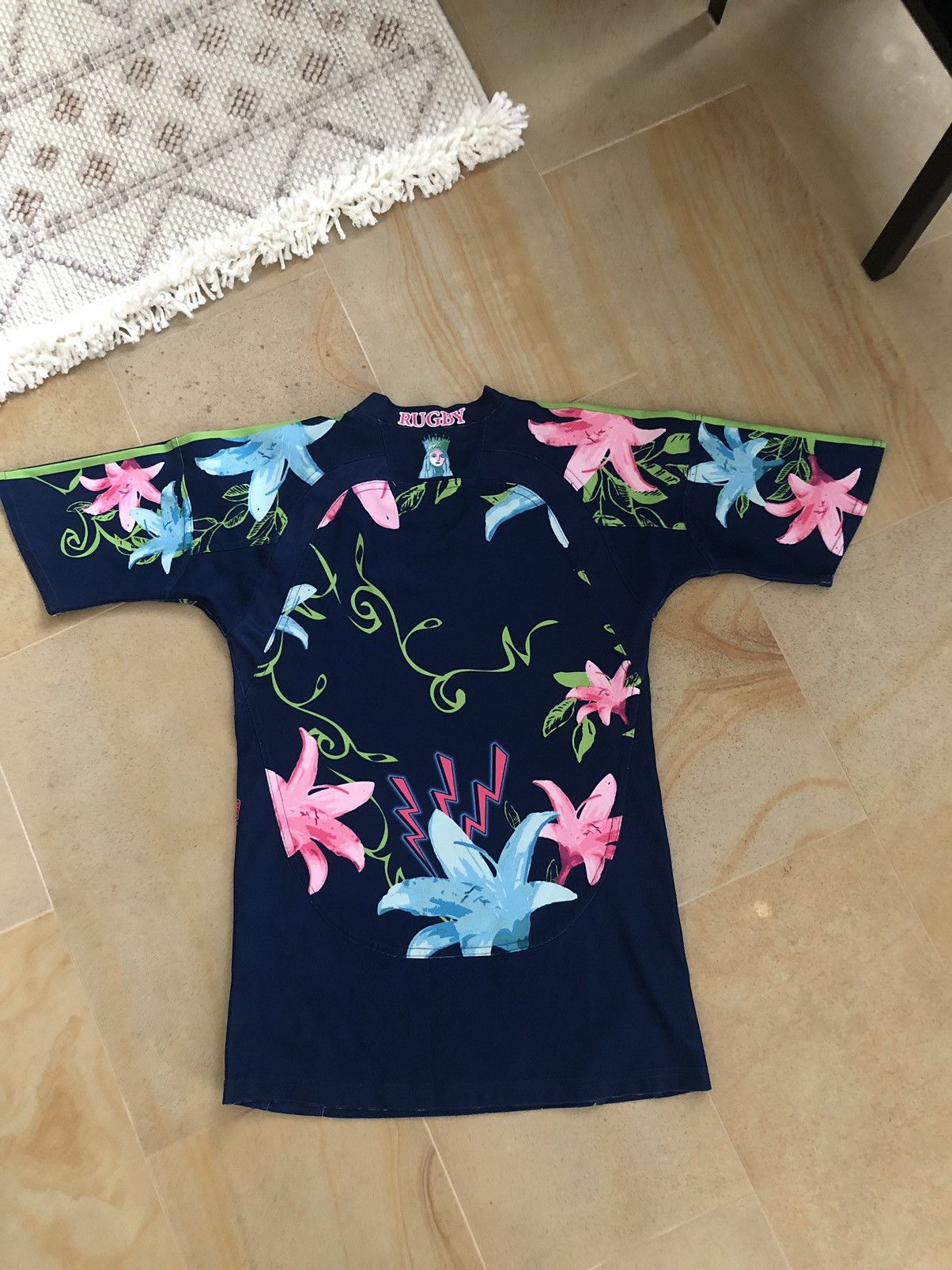 Vintage ADIDAS STADE FRANCAIS RUGBY JERSEY Size US S / EU 44-46 / 1 - 2 Thumbnail