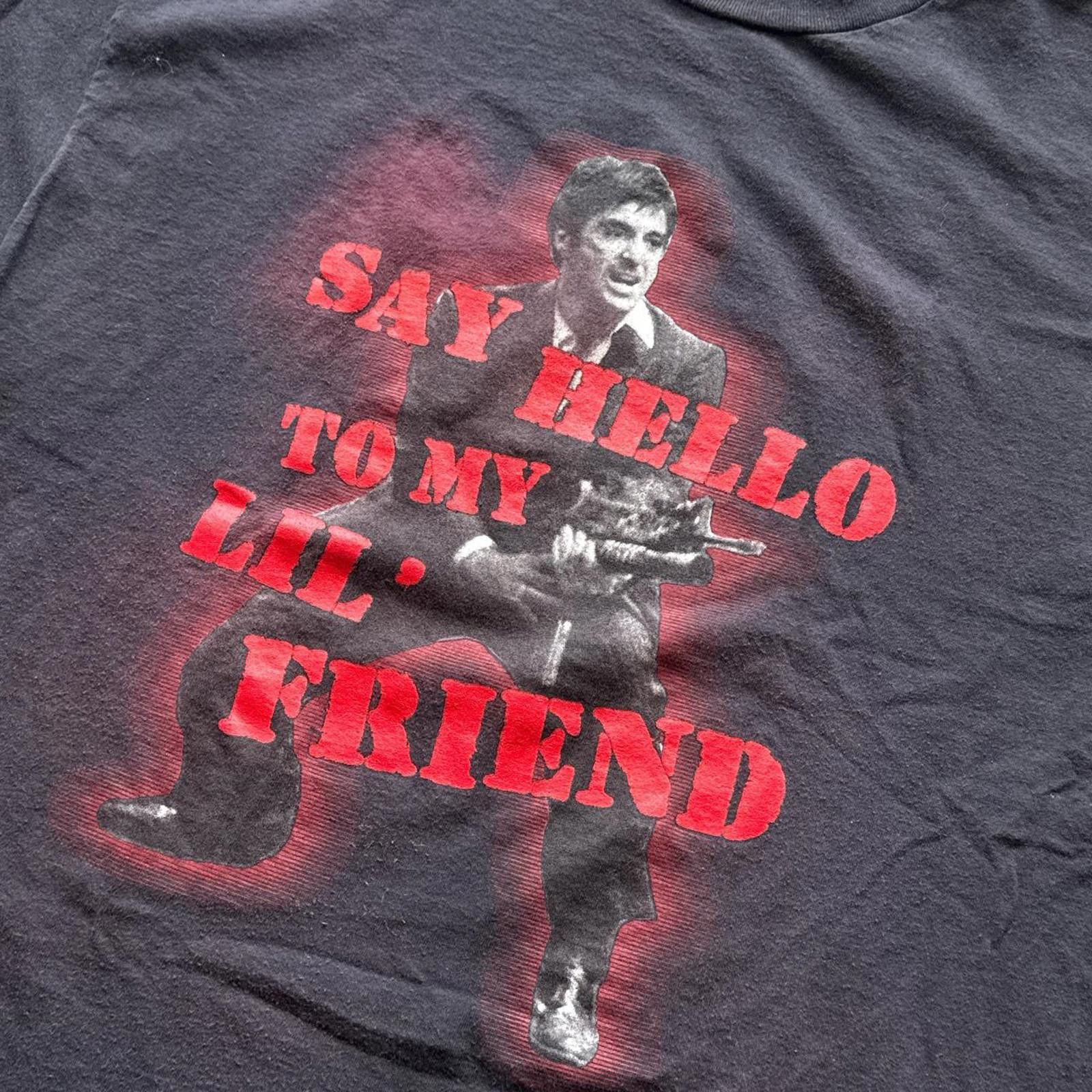 Other Scarface "Say Hello To My Little Friend" Vintage Y2k T-Shirt Size US XL / EU 56 / 4 - 3 Thumbnail