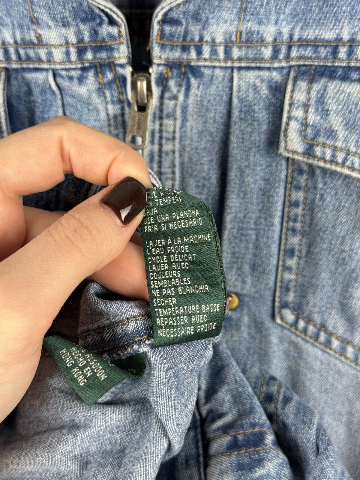 Ralph Lauren Ralph Lauren Jeans Co Vintage Denim Full Zip Western Jacket Size L / US 10 / IT 46 - 13 Thumbnail