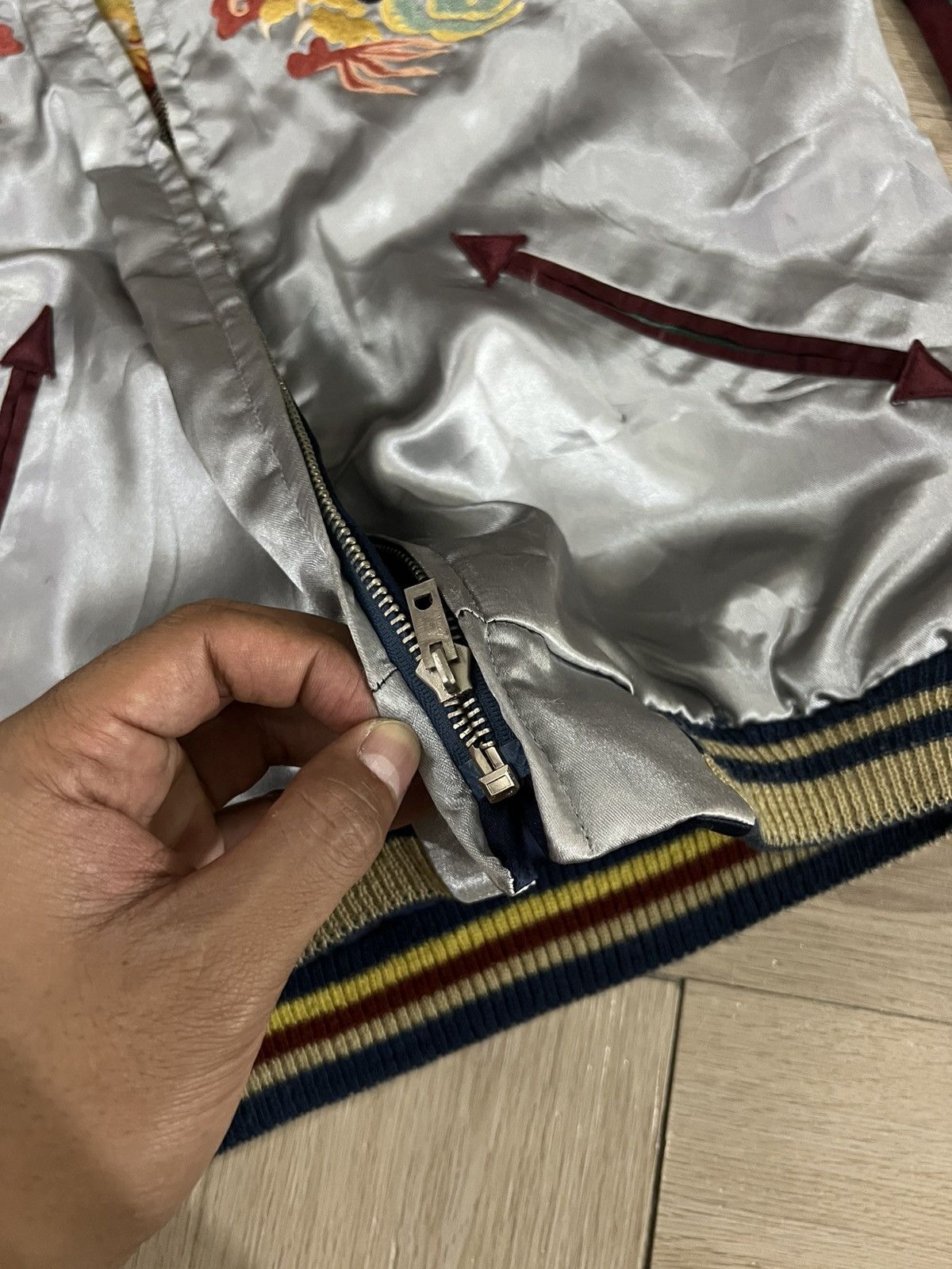 Tailor Toyo × Vintage Vintage Sukajan Tailor Toyo Reversible Jacket Size US S / EU 44-46 / 1 - 7 Thumbnail