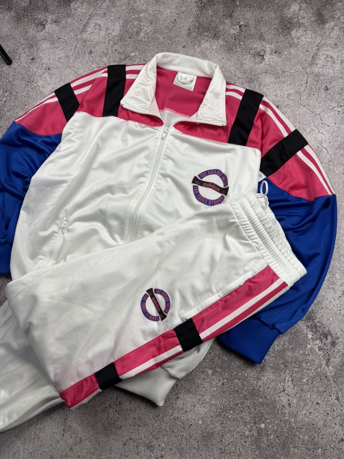 Adidas Vintage Adidas Y2K Track Suit 90s Style Streetwear Japanesse Size US M / EU 48-50 / 2 - 2 Thumbnail