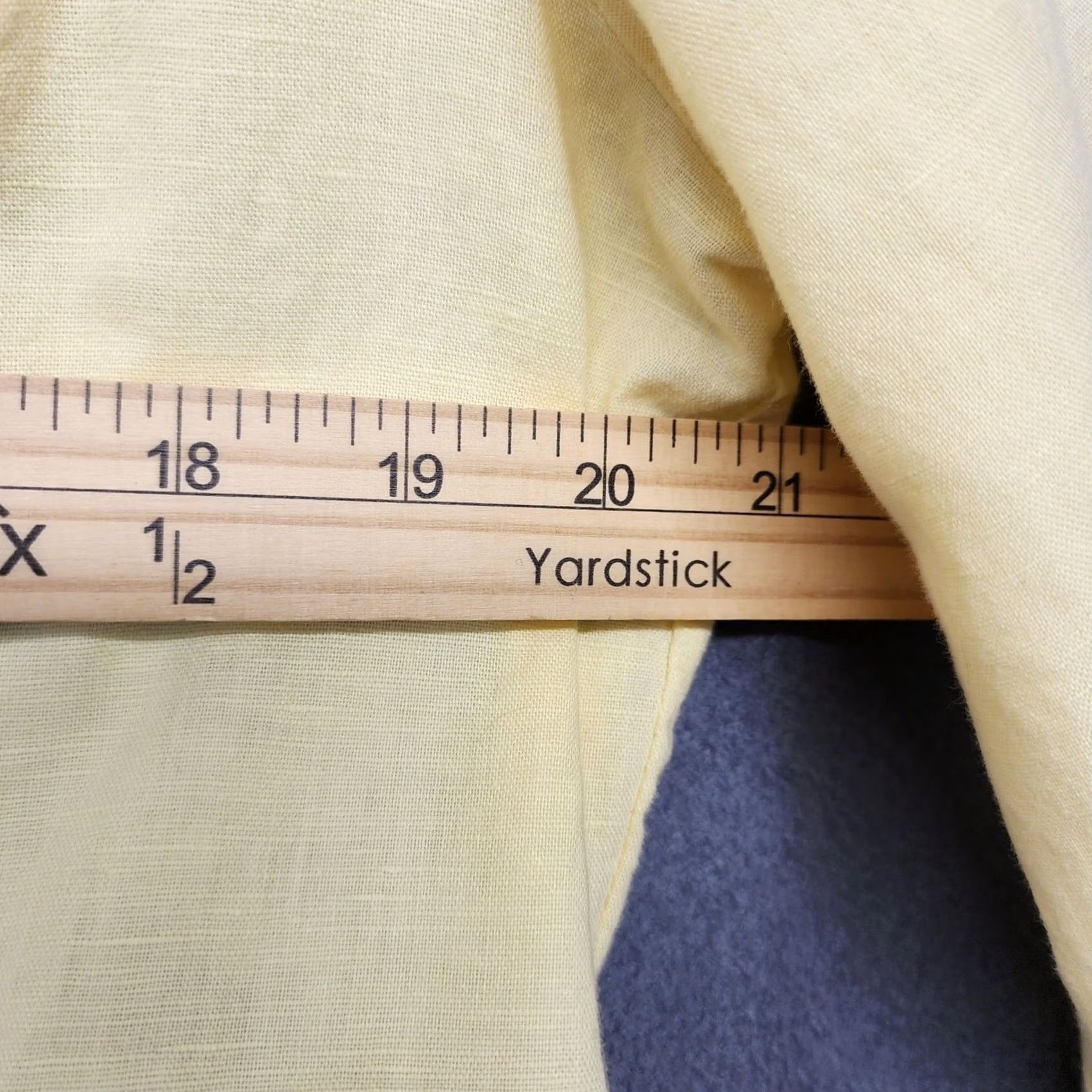 Vintage Chicos Jacket Blazer Womens Size L US Large Button Front Linen Cotton Yellow, Boys? Size L / US 10 / IT 46 - 5 Thumbnail