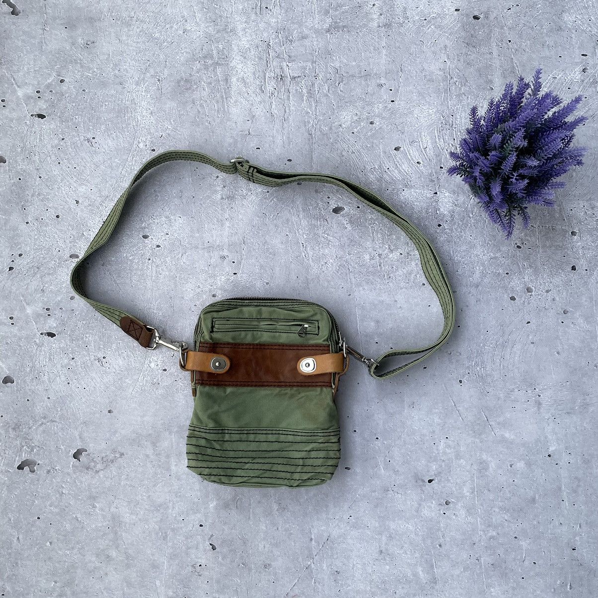 Other vintage diesel bag with leather details y2k japanese style Size ONE SIZE - 4 Thumbnail