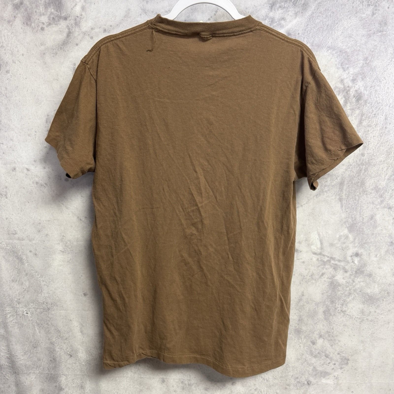 Vintage Vintage Military Brown Blank T Shirt Mens Large 90s Olympic Size US L / EU 52-54 / 3 - 2 Thumbnail