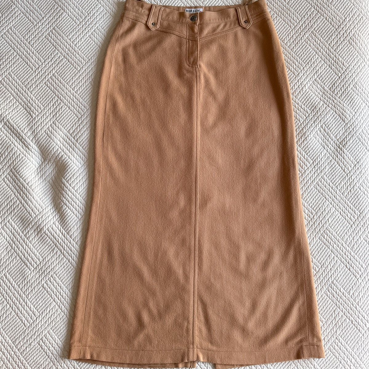 Hysteric Glamour Vintage boho 2000s maxi beige wool skirt y2k CHLOE style Size 32" / US 10 / IT 46 - 1 Thumbnail