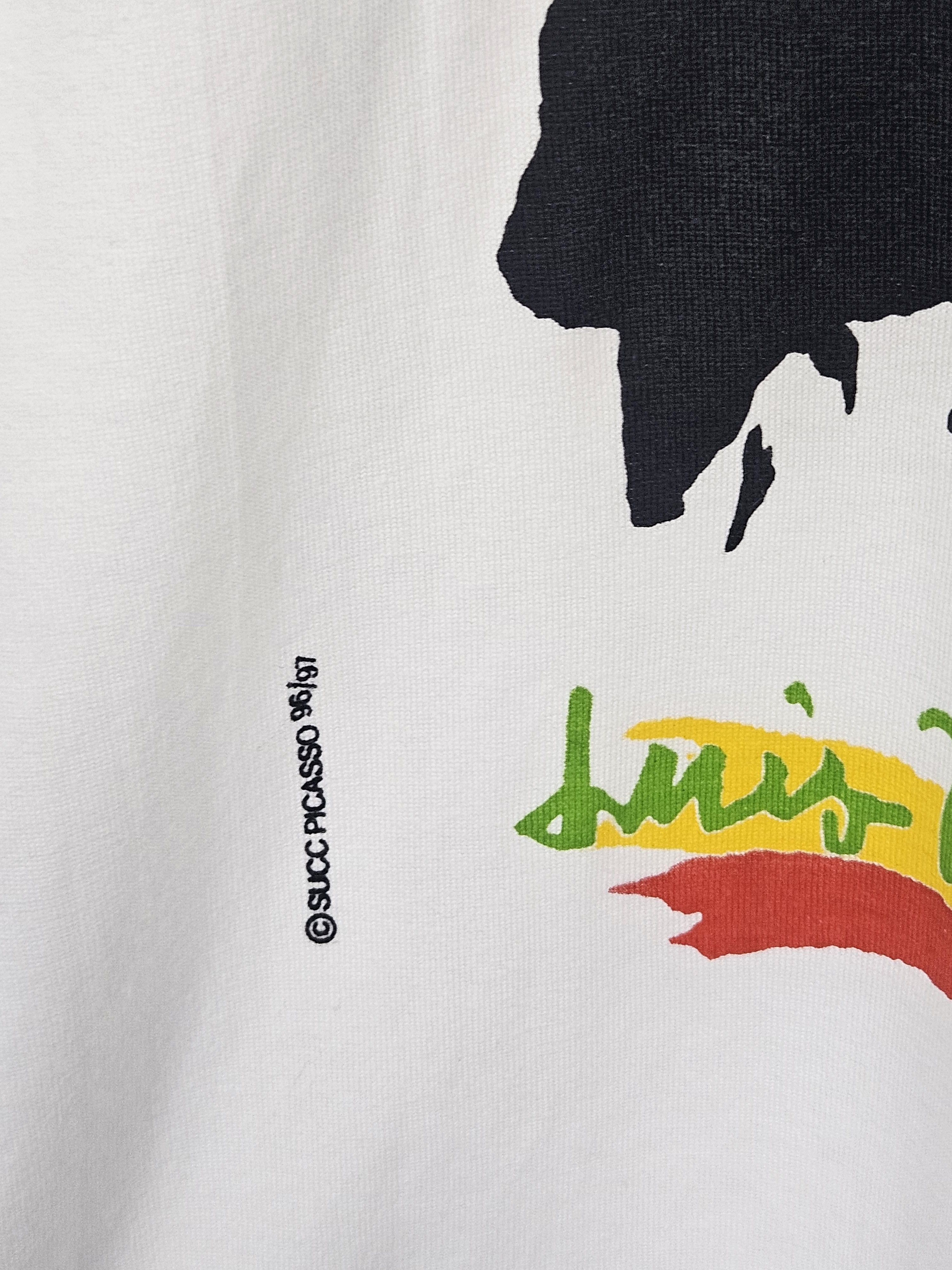 Vintage Vintage Pablo Picasso Toros Y Toreros Art White Shirt Size US M / EU 48-50 / 2 - 3 Thumbnail