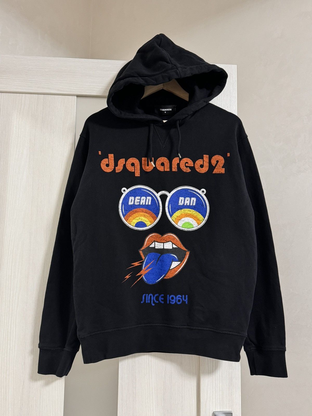 Designer × Dsquared2 Vintage Dsquared Icon Hoodie Travis Scott Style Barcelona Size US M / EU 48-50 / 2 - 1 Thumbnail