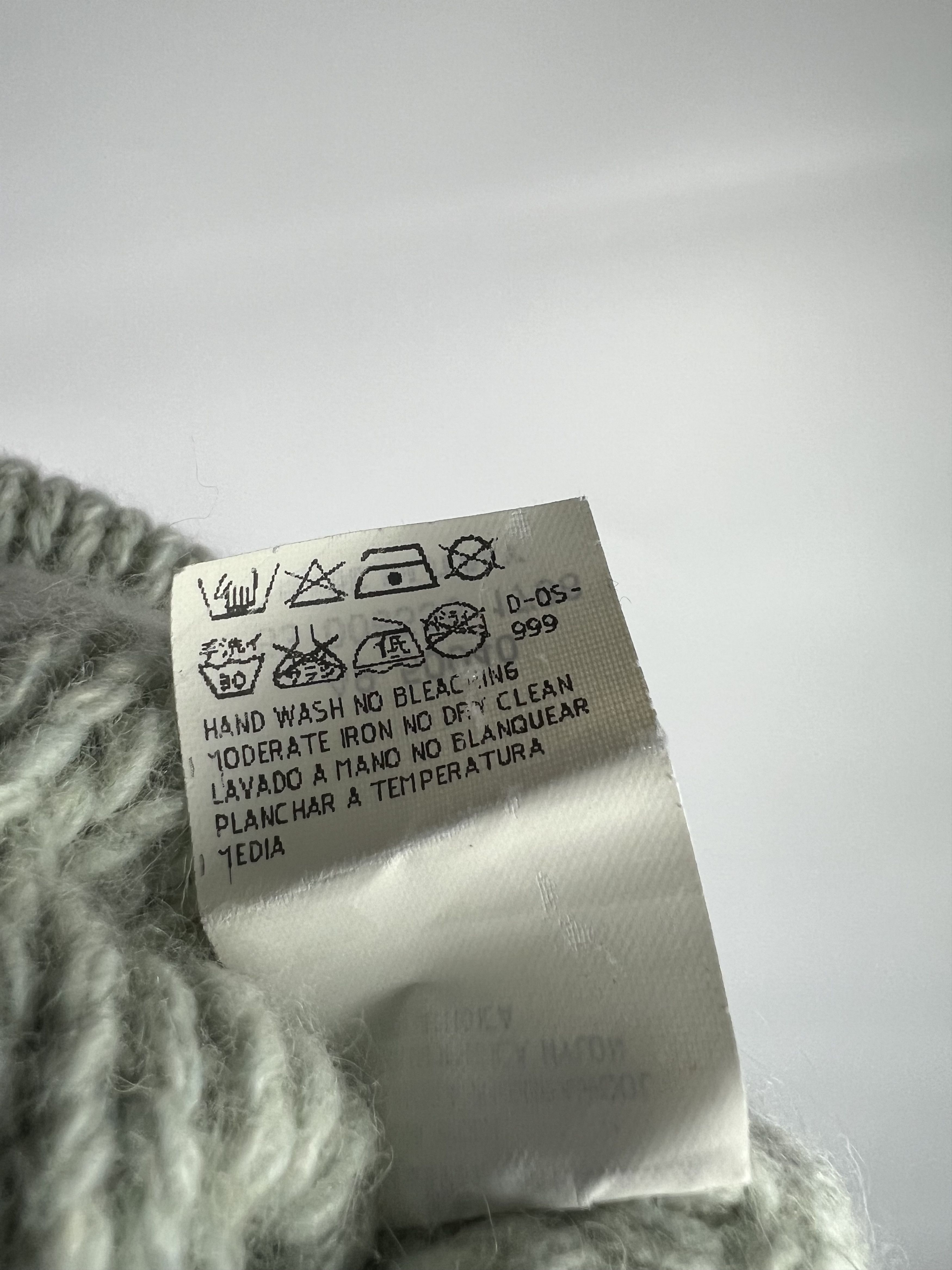 Les Copains × Vintage Les Copains Jeans Vtg Cropped Wool Angora Knit Sweater IT42 Size M / US 6-8 / IT 42-44 - 10 Thumbnail