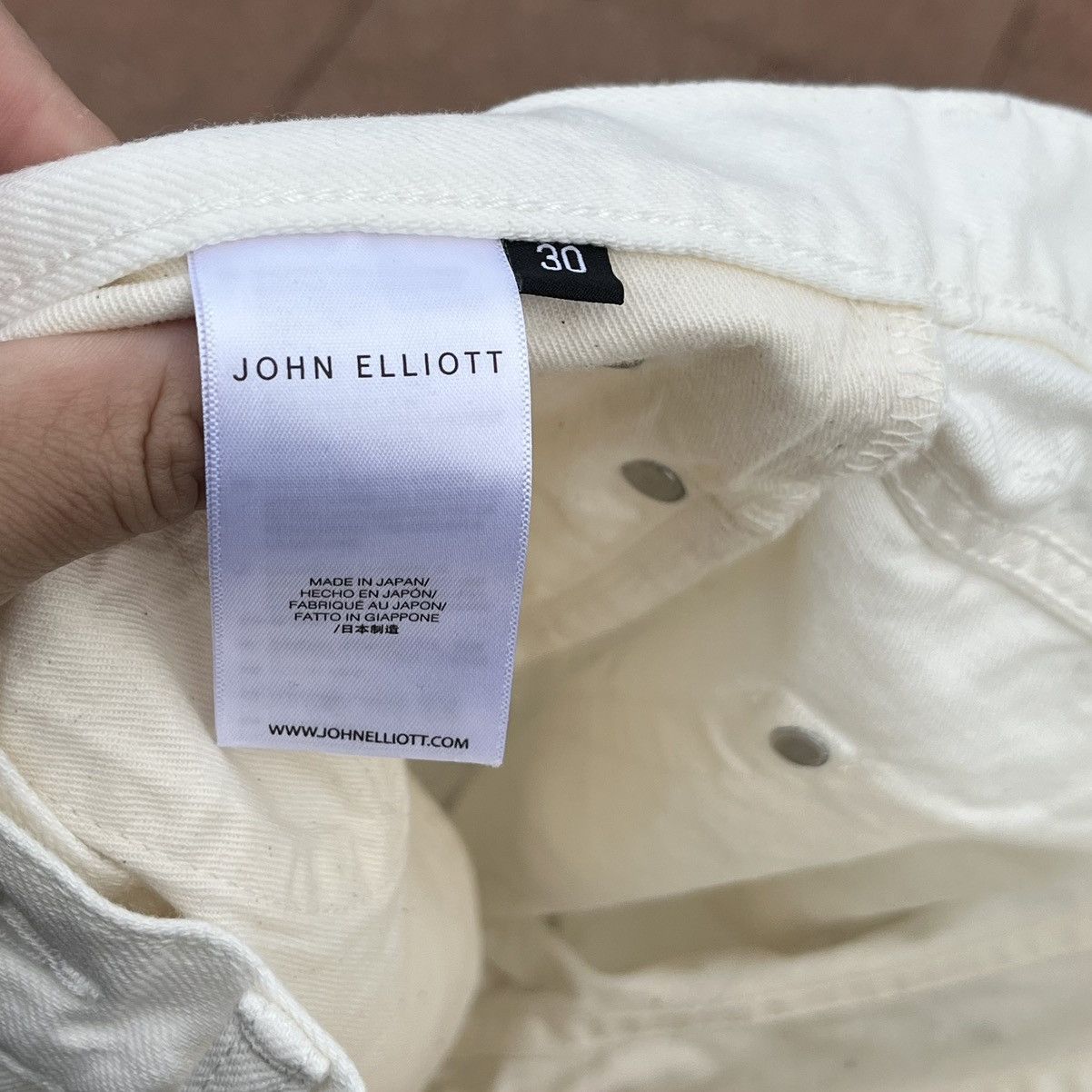 John Elliott John Elliott Jeans The Daze 2 - Pollock 2 Straight Leg Sz 30 Size US 30 / EU 46 - 4 Thumbnail