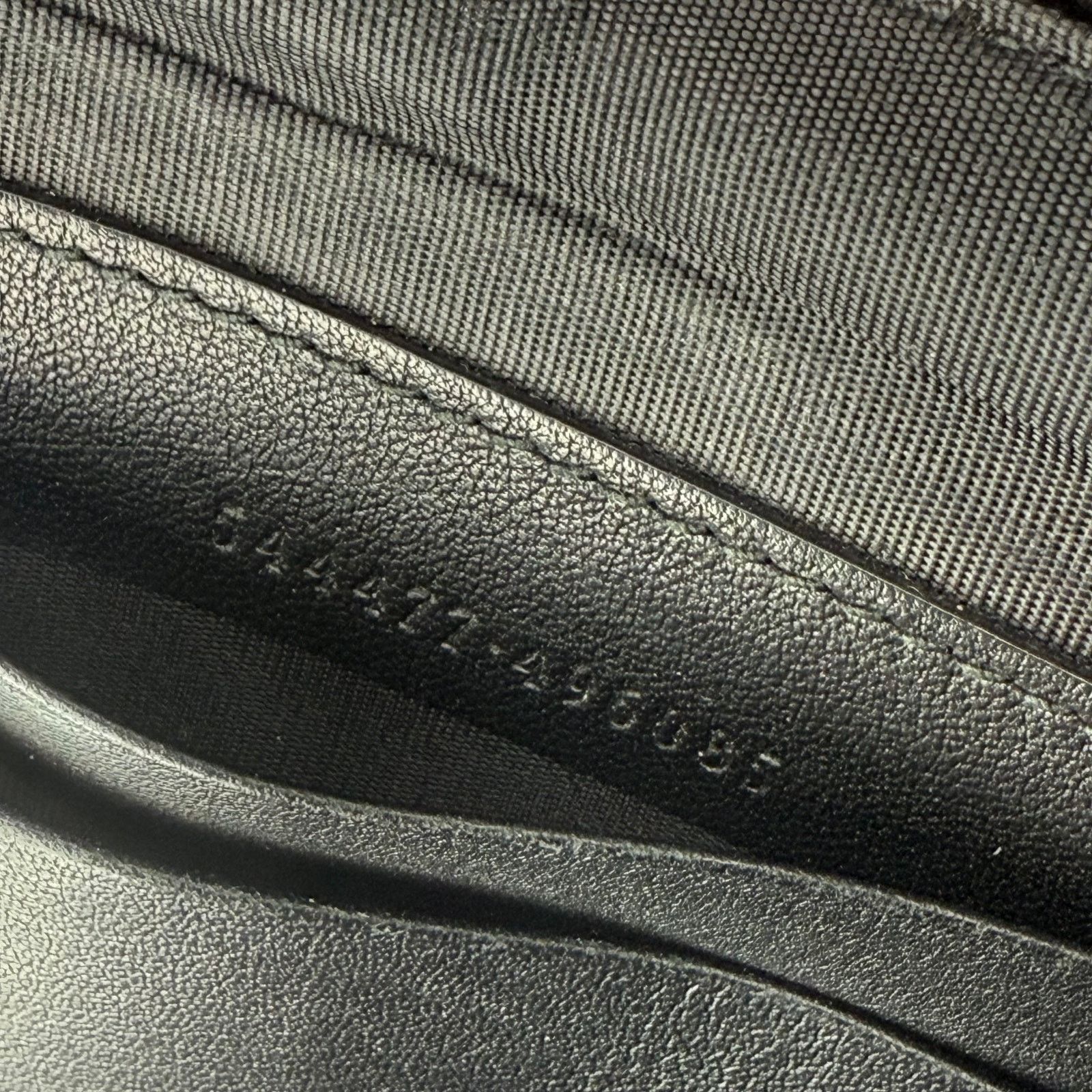 Gucci Gucci Microsima Monogram GG Men's Clutch Bag 544422 Black Size ONE SIZE - 6 Thumbnail
