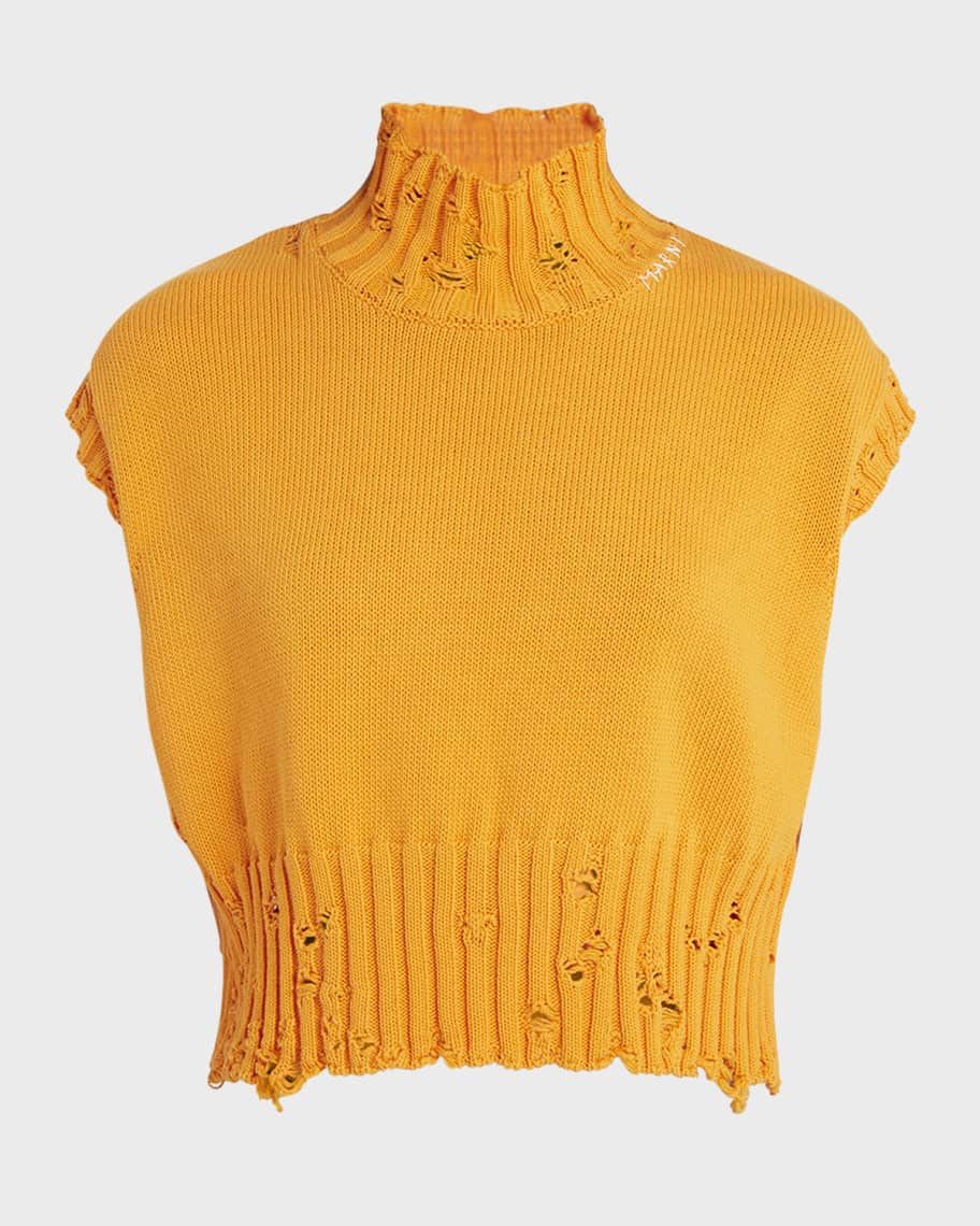 Marni o1w1db10125 Sweater in Orange Size M / US 6-8 / IT 42-44 - 1 Thumbnail