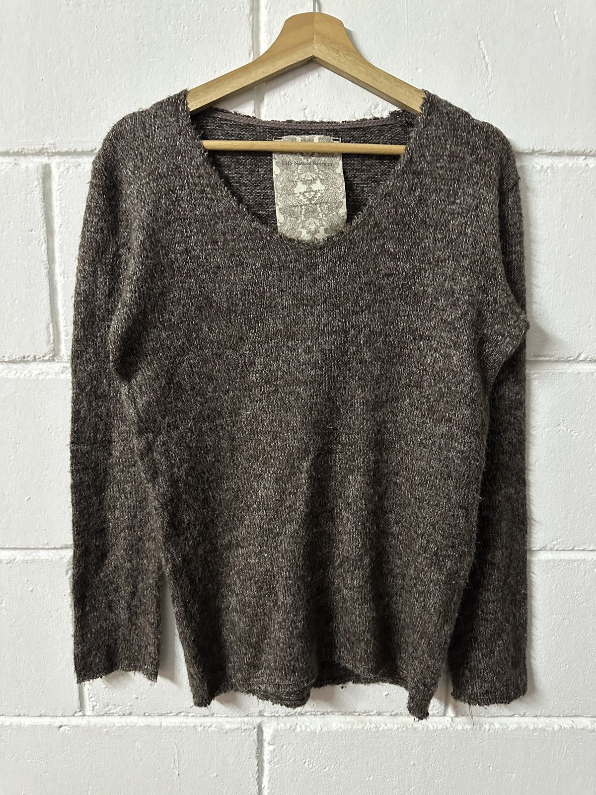14th Addiction G.O.A “Life Nature Respect” Knit Sweater Size US L / EU 52-54 / 3 - 1 Thumbnail