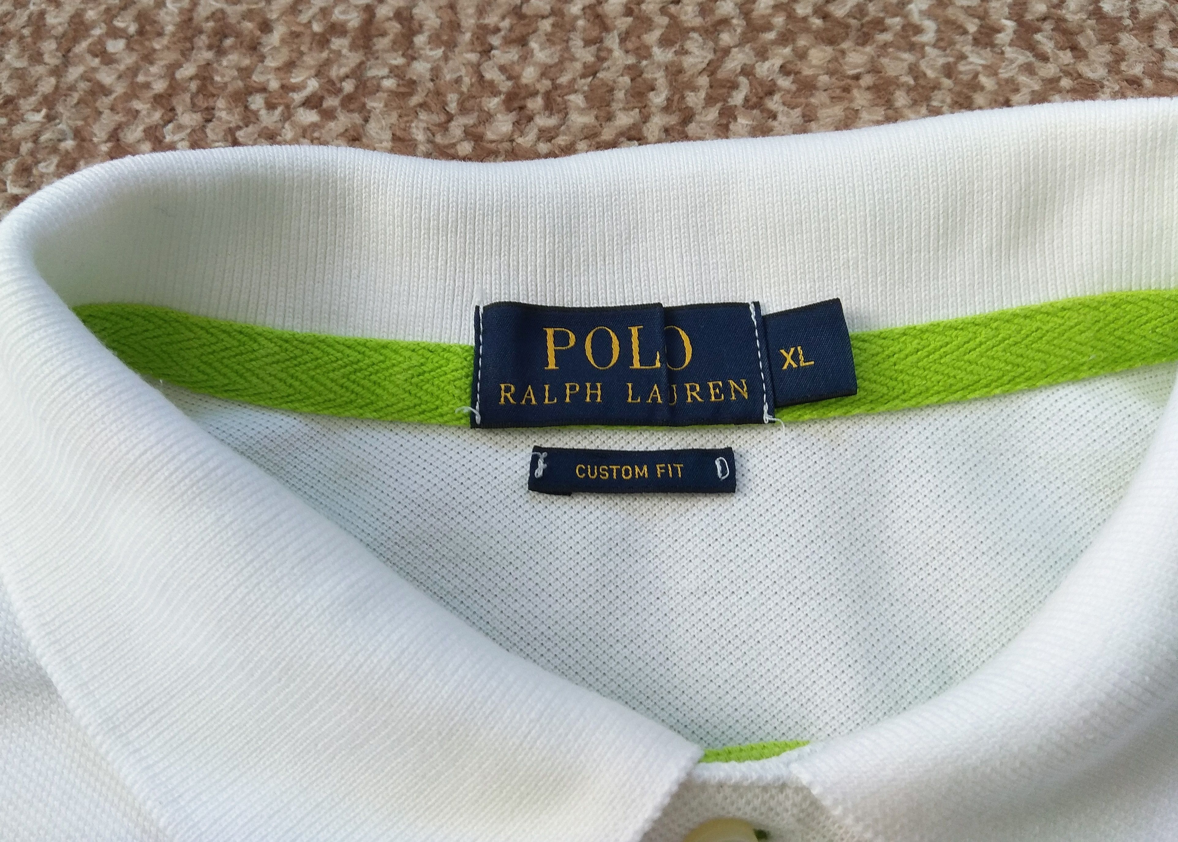Polo Ralph Lauren Polo Ralph Lauren #3 Custom Fit Shirt Big Logo Size US XL / EU 56 / 4 - 6 Thumbnail