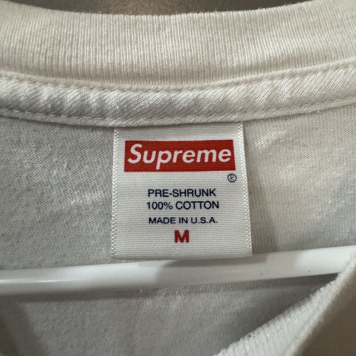 Supreme Supreme “knot” tee white Size US M / EU 48-50 / 2 - 3 Thumbnail