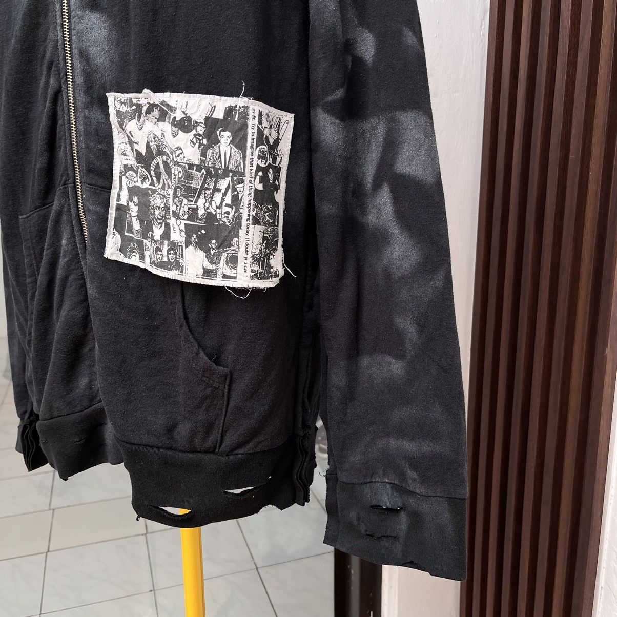 Beauty Beast Seditionaries Style Hoodie Zipper Destroyed by "W5H Grapik" Size US M / EU 48-50 / 2 - 6 Thumbnail