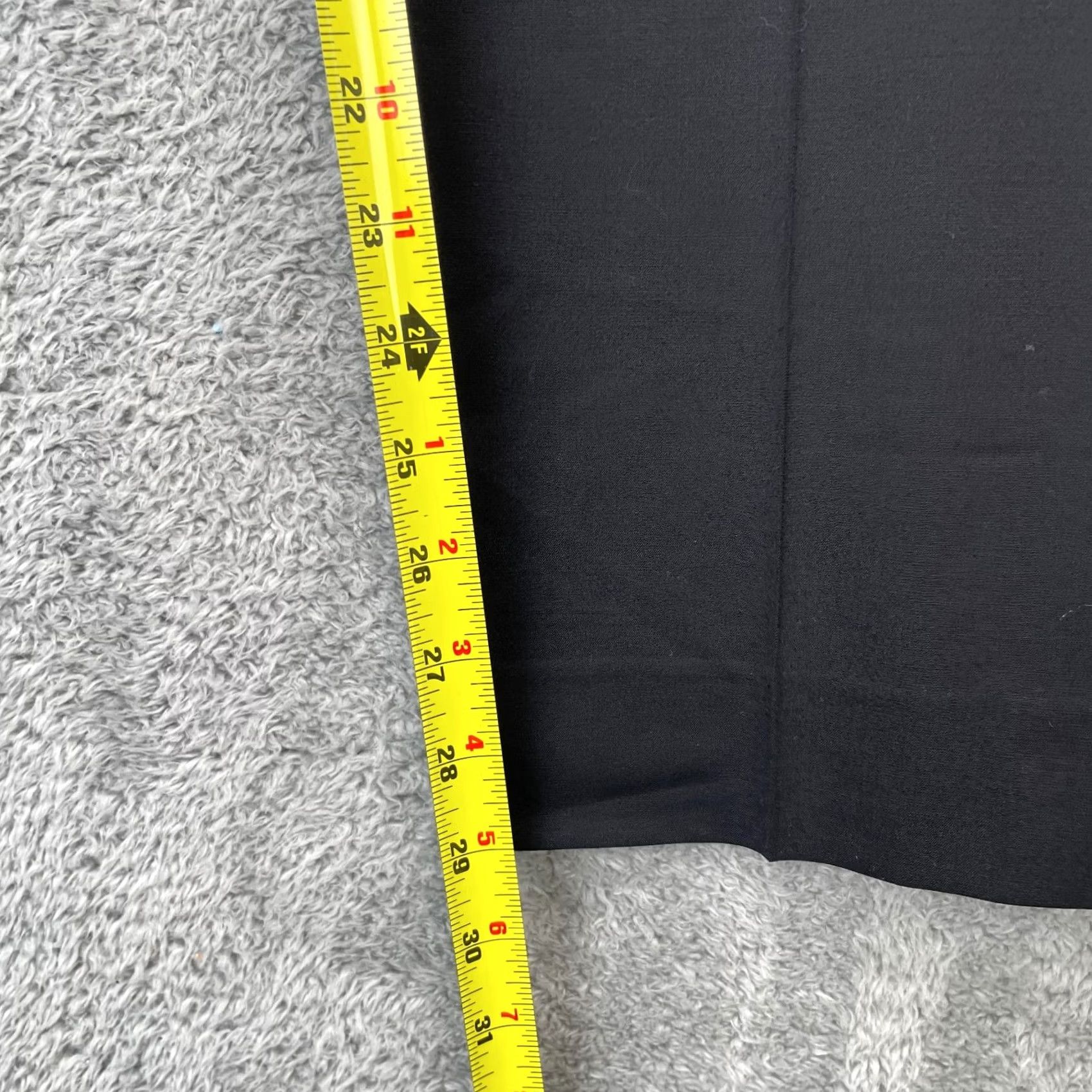 Vintage Lafayette 148 New York Pants Womens 18 Black Irving Virgin Wool Blend Stretch Dress Pants Size 28" / US 6 / IT 42 - 7 Thumbnail