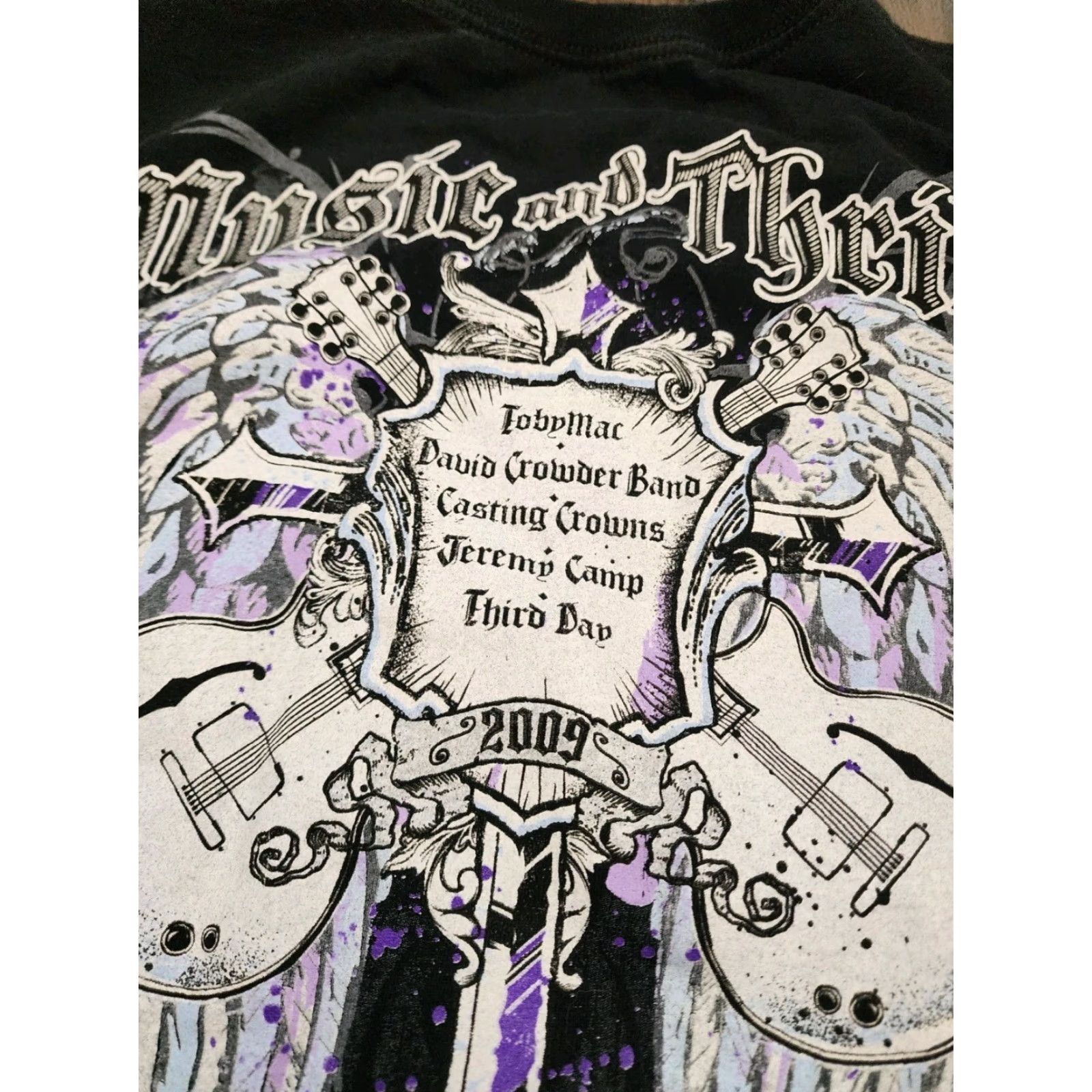 Vintage VINTAGE Rock The Universe Universal Studios 2009 Concert T-Shirt Short Sleeve Crew Neck Black Men L Music Double-Sided Size US L / EU 52-54 / 3 - 4 Thumbnail