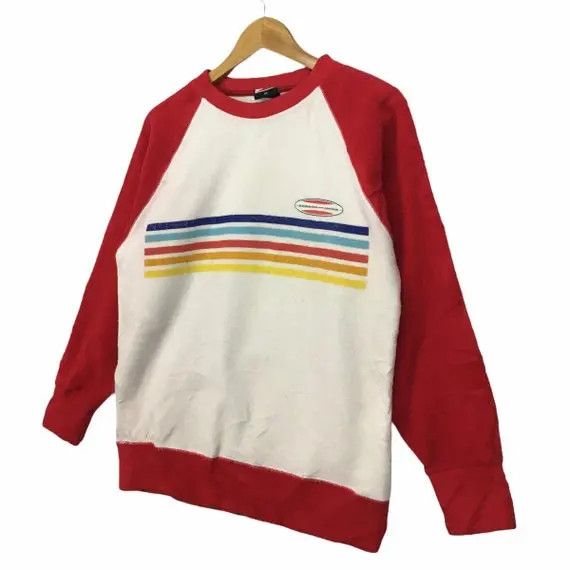 Vintage GORDON and SMITH Surfing Rainbow Fleece Sweatshirt Hawaii Size US M / EU 48-50 / 2 - 4 Thumbnail