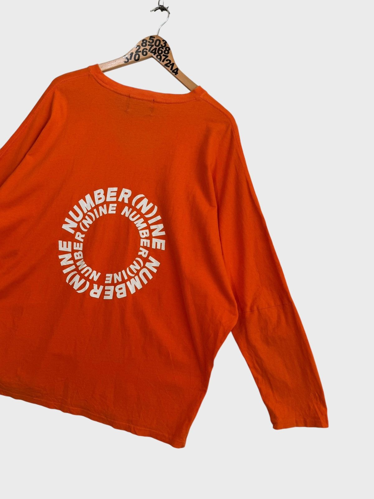 Number (N)ine Number (N)ine Distressed Faded Big Logo Back Baggy Style Tee Size US XL / EU 56 / 4 - 4 Thumbnail
