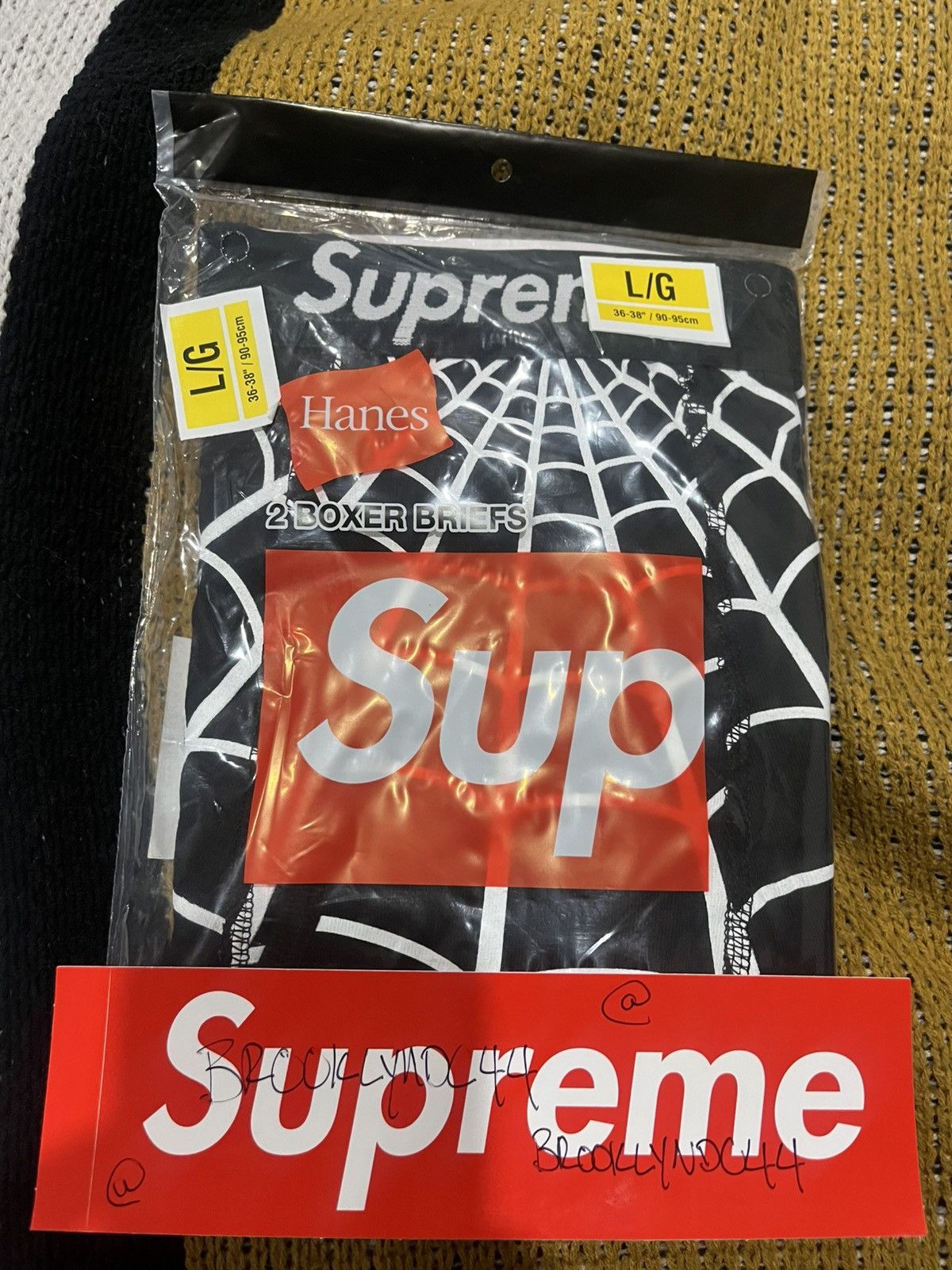 Supreme SUPREME HANES LEOPARD HANES BOXERS LARGE AUTHENTIC CHEETAH