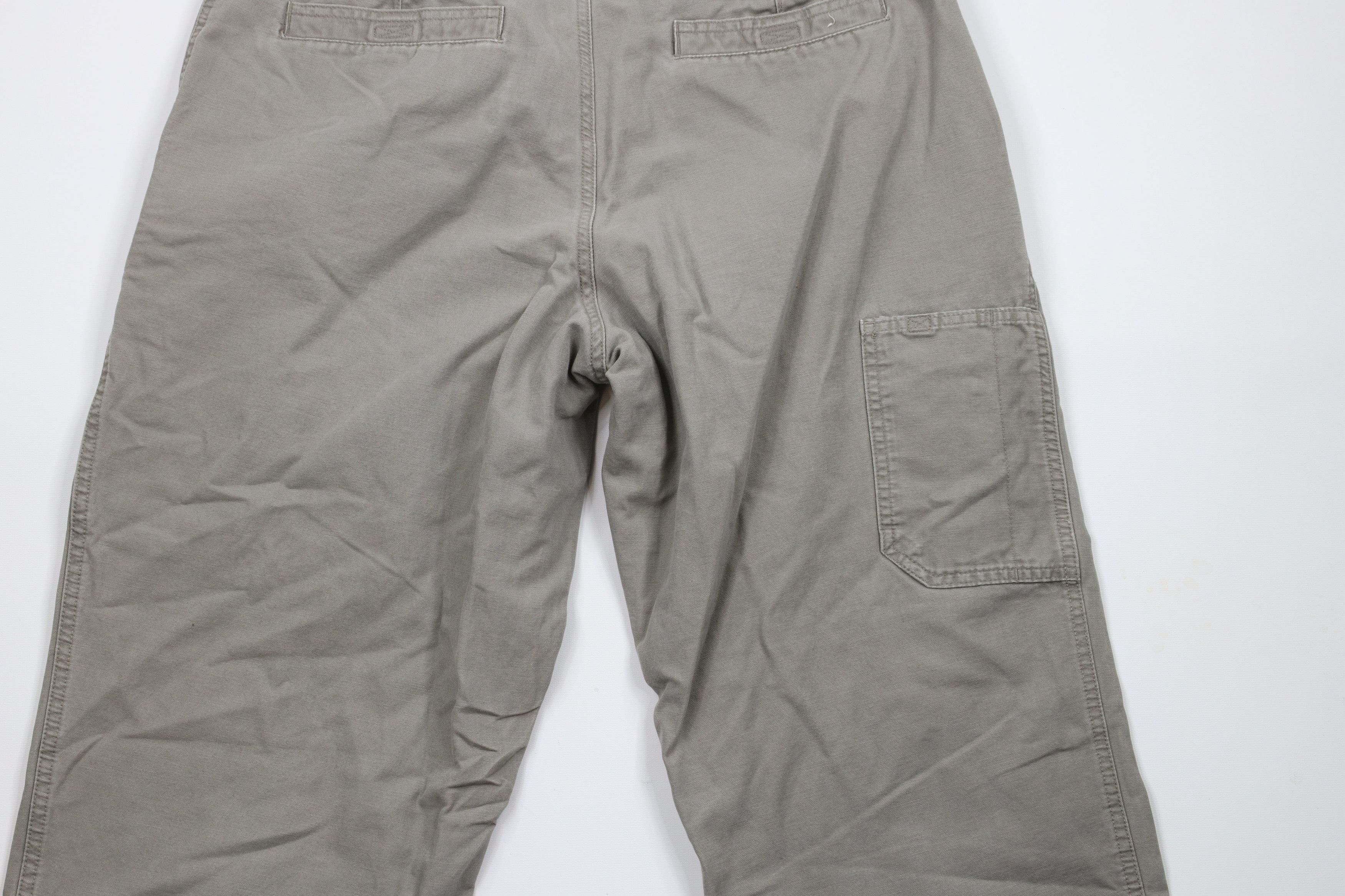 Columbia × Vintage Vintage Y2K Columbia Relaxed Canvas Wide Leg Pants Cotton Size US 36 / EU 52 - 11 Thumbnail