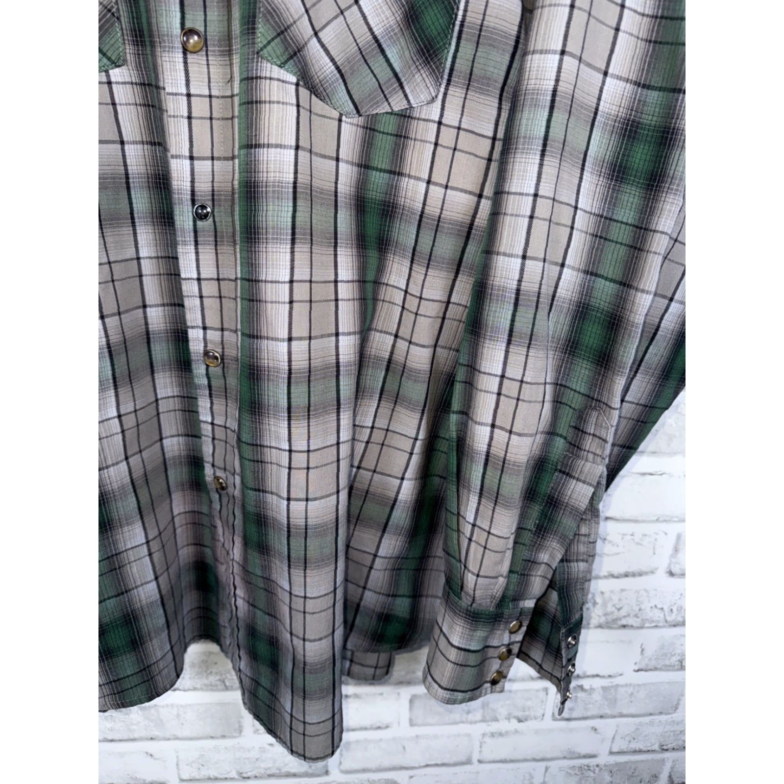 Pendleton Pendleton Frontier snap button plaid shirt Mens L Cotton Blend Multicolor Long Sleeve Button-Up Size US L / EU 52-54 / 3 - 4 Thumbnail