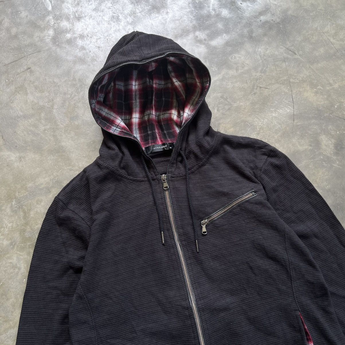 Hysteric Glamour 2000s Nota Bene Vkei Style Zip Hoodie Size US M / EU 48-50 / 2 - 2 Thumbnail