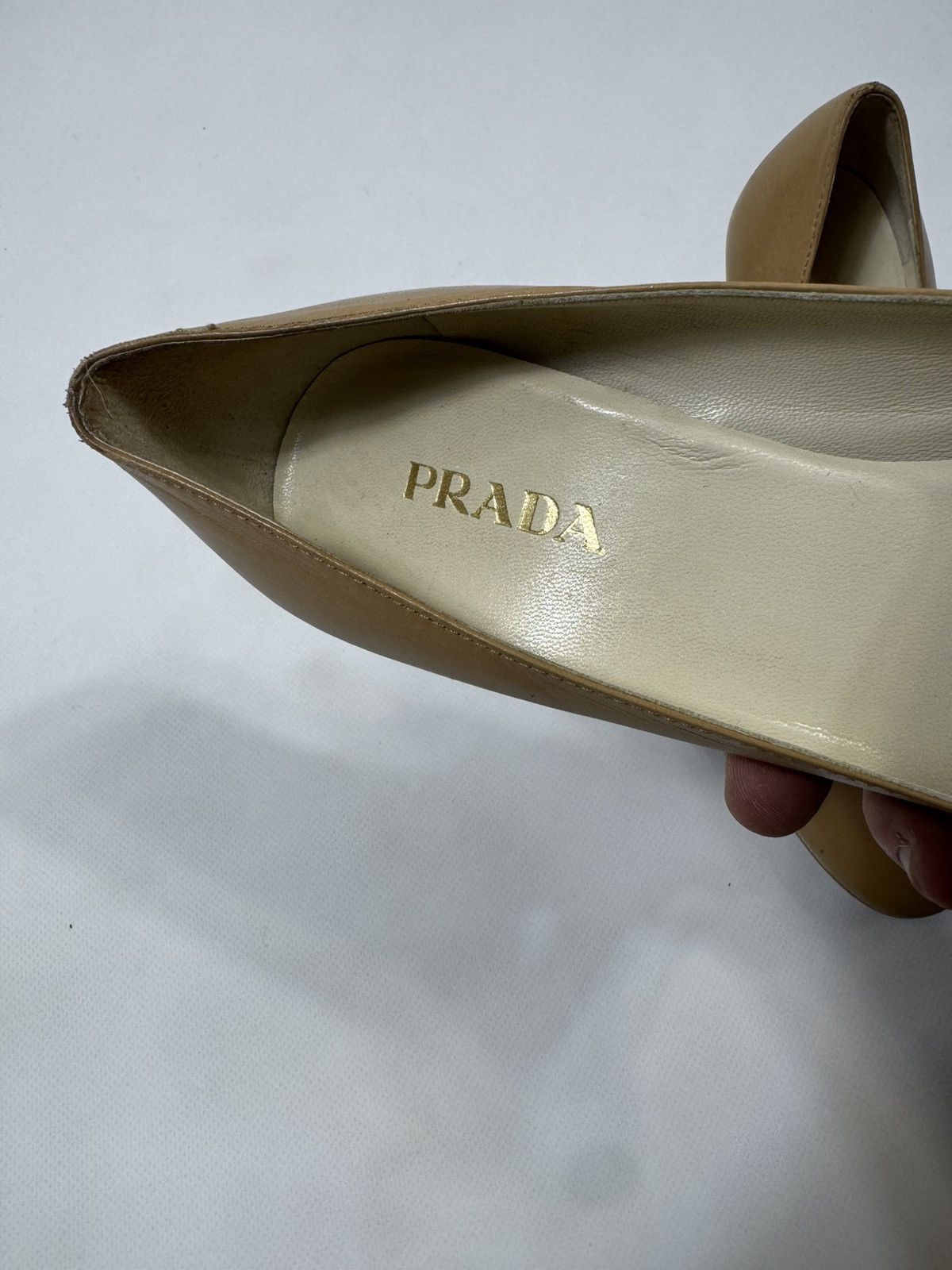 Prada Prada Nude Patent Leather Hight Heels Size US 7 / IT 37 - 13 Thumbnail