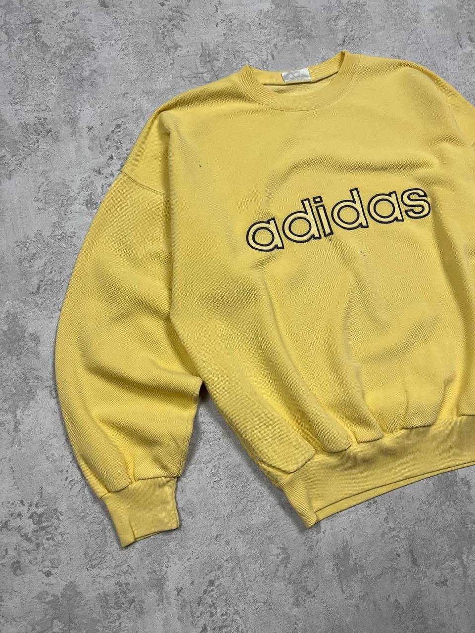 Vintage Adidas Oversize Sweatshirt Big Embroidered Logo