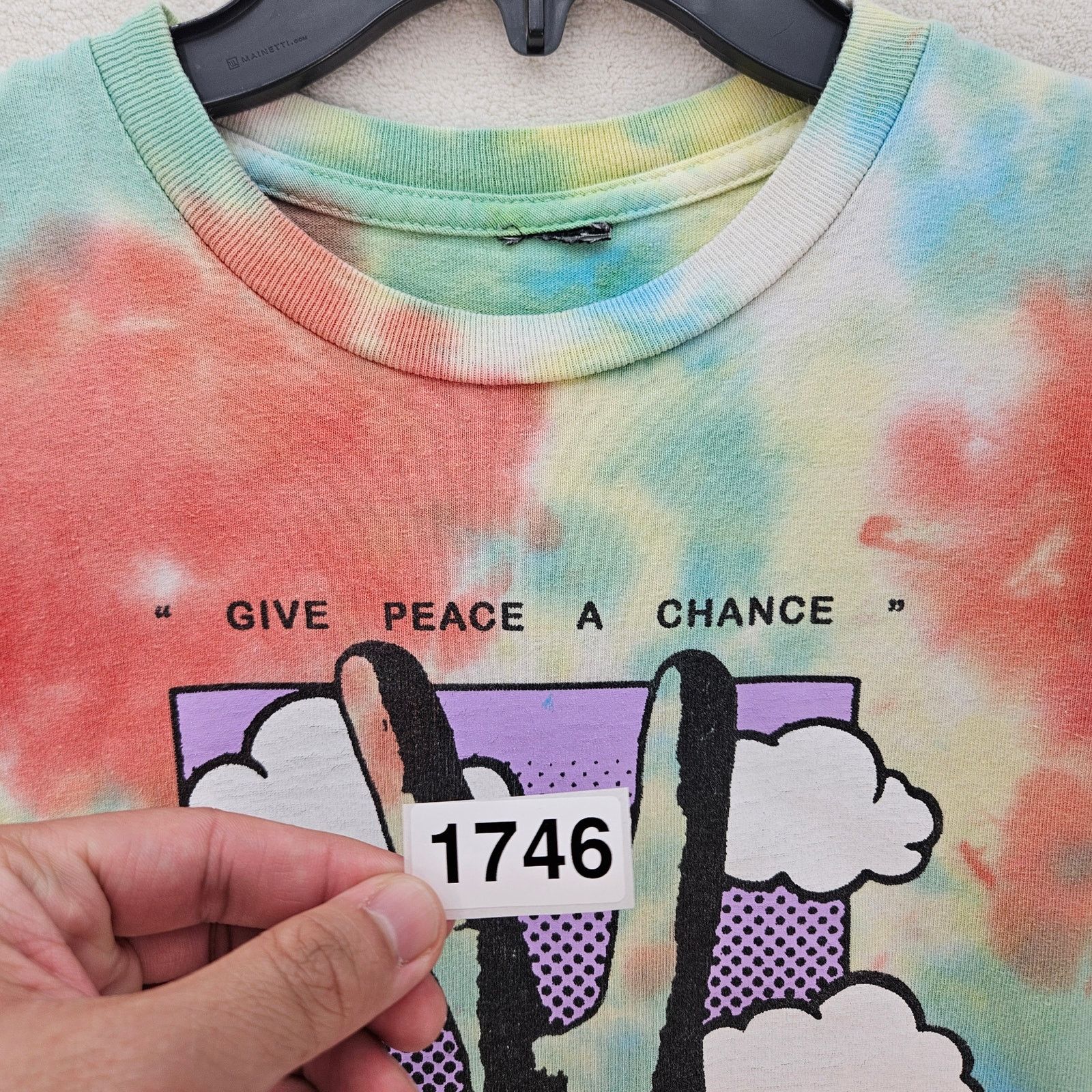 Obey OBEY SIZE XXS TIE DYE TSHIRT GIVE PEACE A CHANCE PEACE SIGN Size XXS / US 00 / IT 34 - 3 Thumbnail