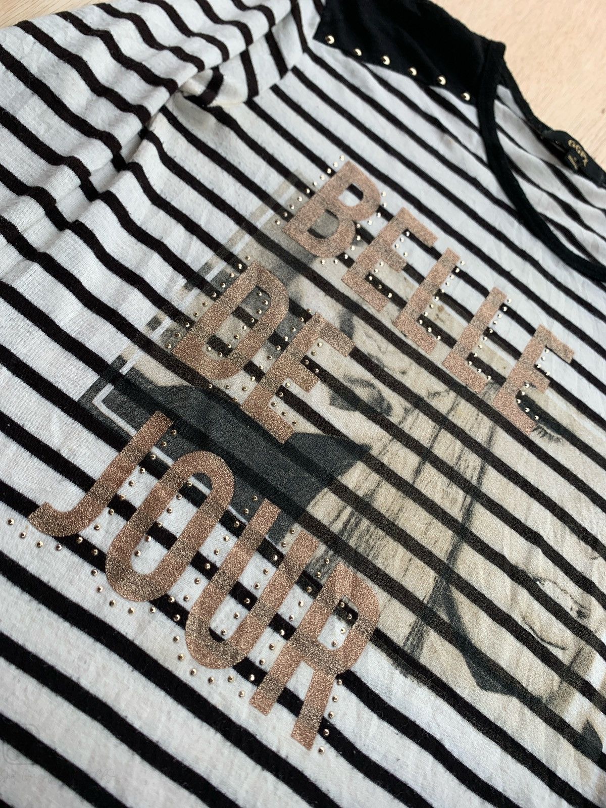 Japanese Brand Y2k GGPX Belle de jour Stripe Ifsixwasnine style Longslevee Size M / US 6-8 / IT 42-44 - 3 Thumbnail