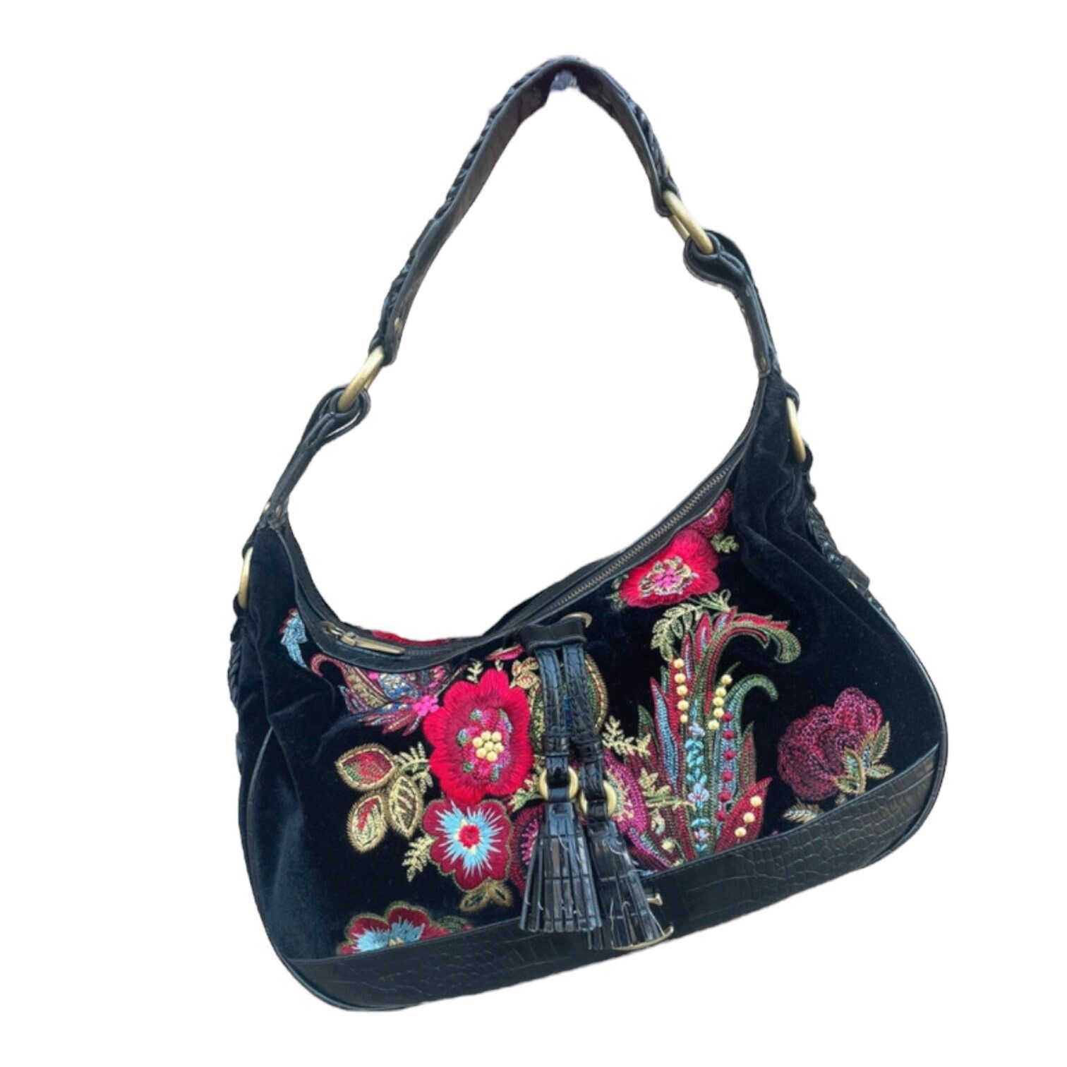 Roberto Cavalli The Cavalli Embroidered Frills Big Bag Size ONE SIZE - 2 Thumbnail