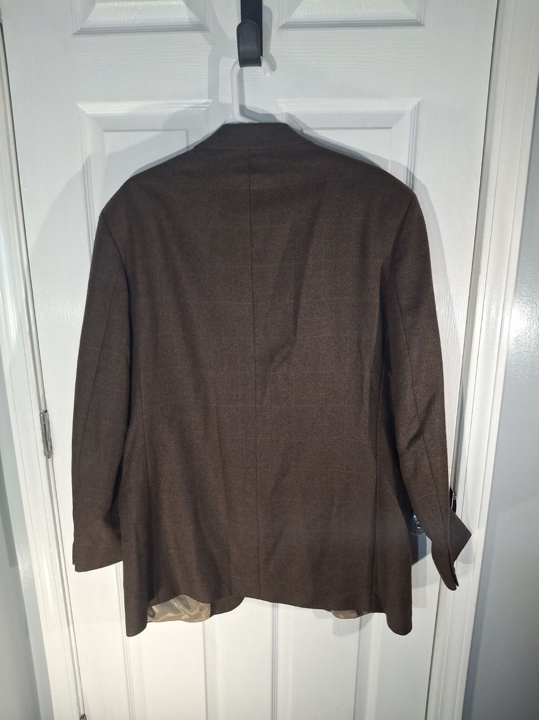 Oscar De La Renta Vintage Oscar de la Renta Brown Lambswool Blazer - Size 43L Size 42L - 7 Thumbnail
